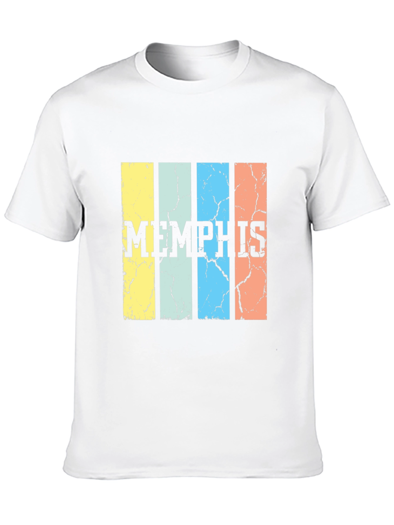 Memphis Retro Striped T-Shirt