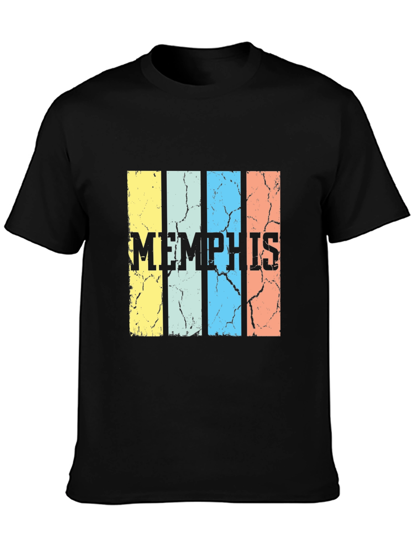 Memphis Retro Striped T-Shirt
