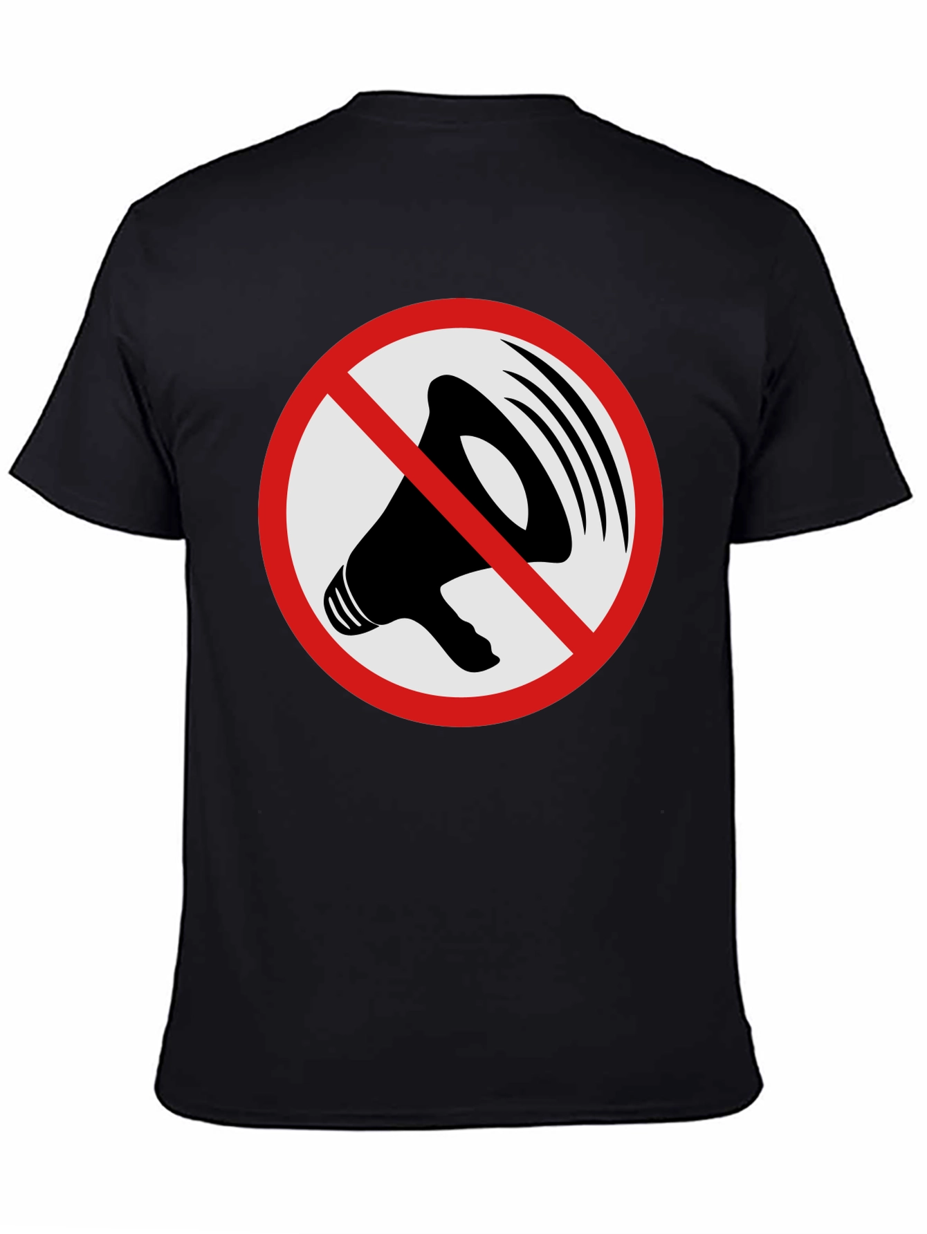 Speak Out Mens Graphic Tee - Black