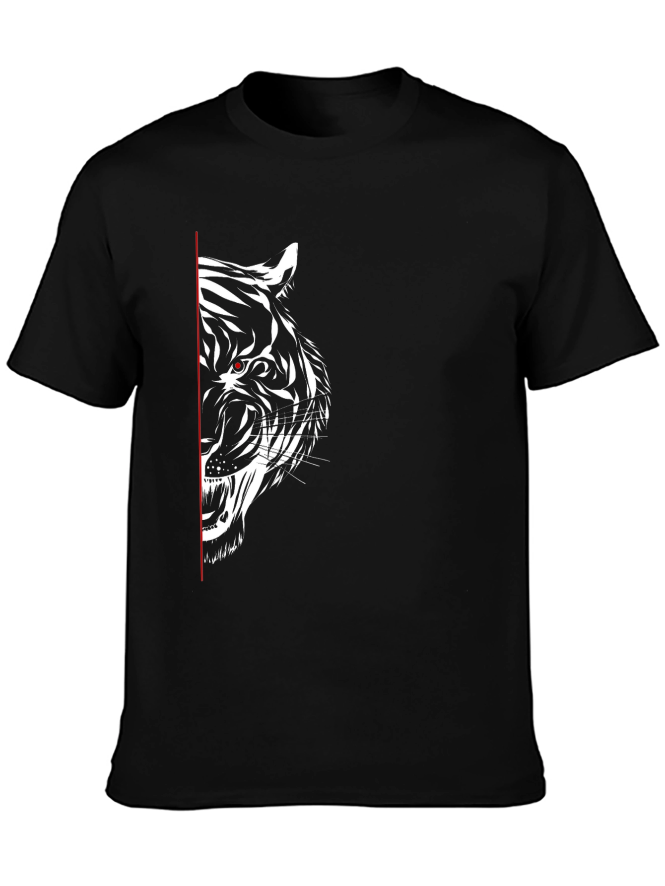 Black Tiger Graphic Tee - Fierce Style