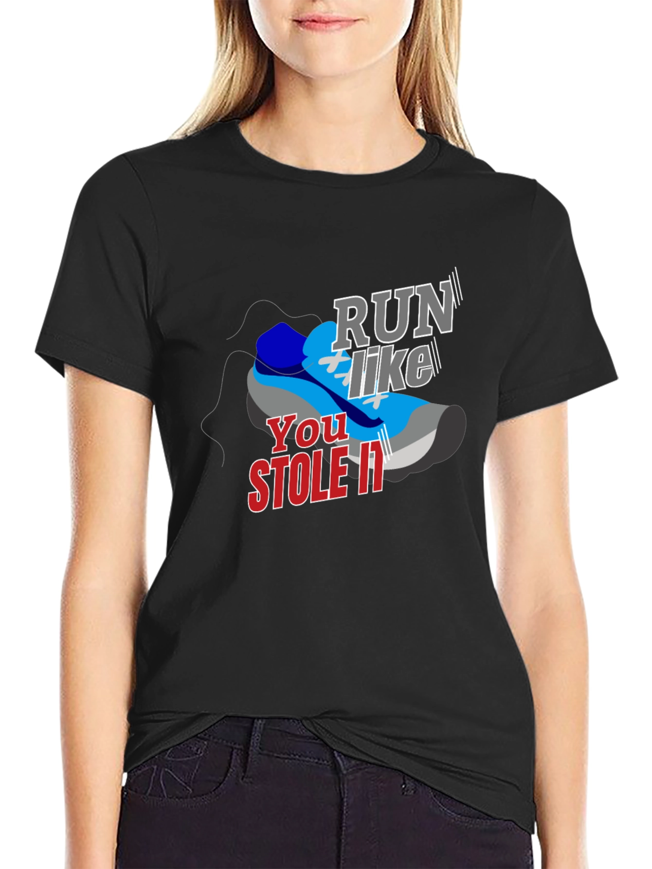 Run Like You Stole It T-Shirt - Athletes Tee