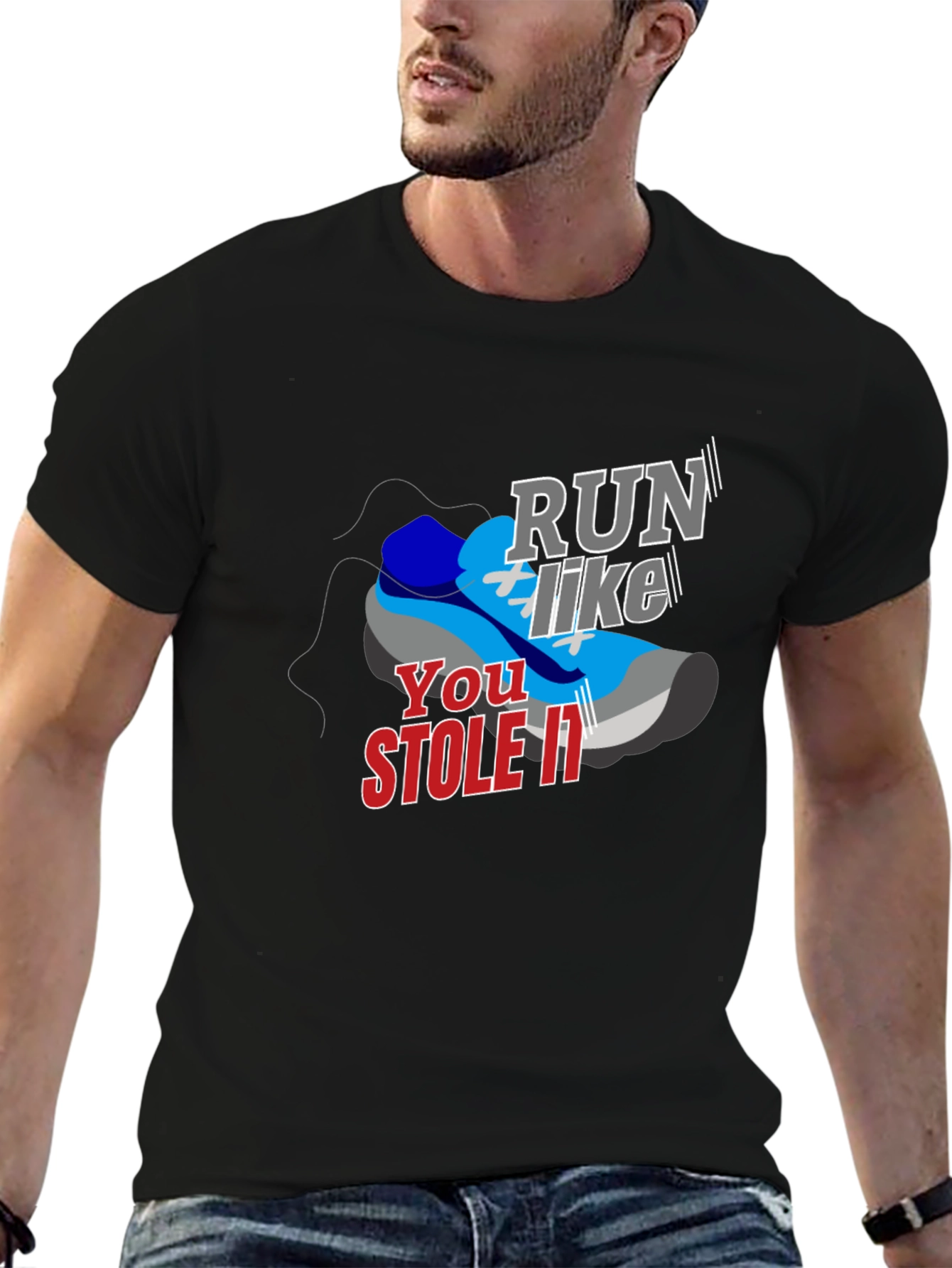 Run Like You Stole It T-Shirt - Athletes Tee