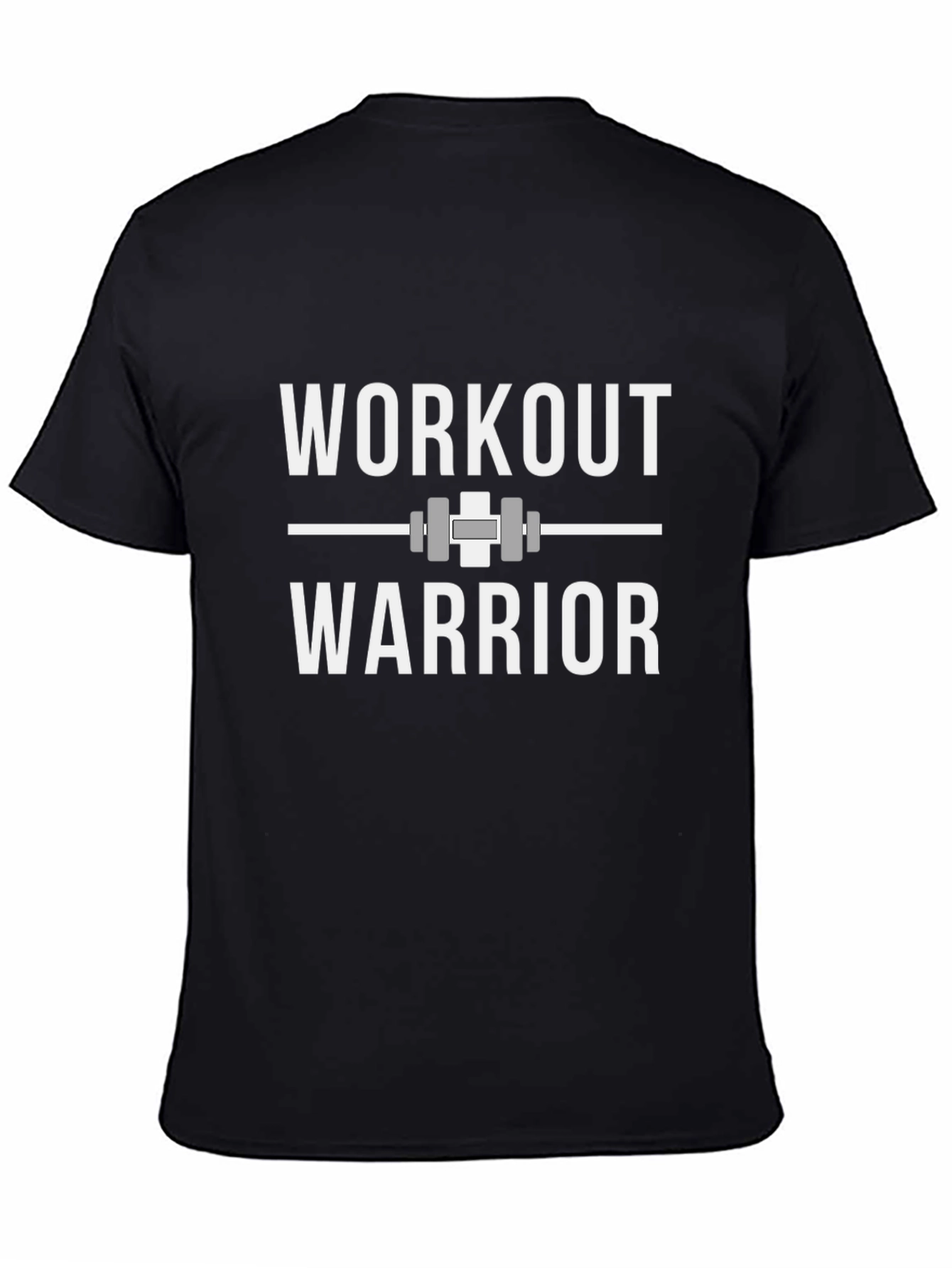 Workout Warrior Graphic T-Shirt - Black