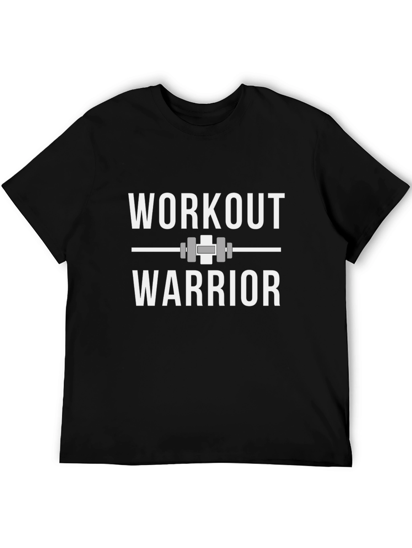 Workout Warrior Graphic T-Shirt - Black