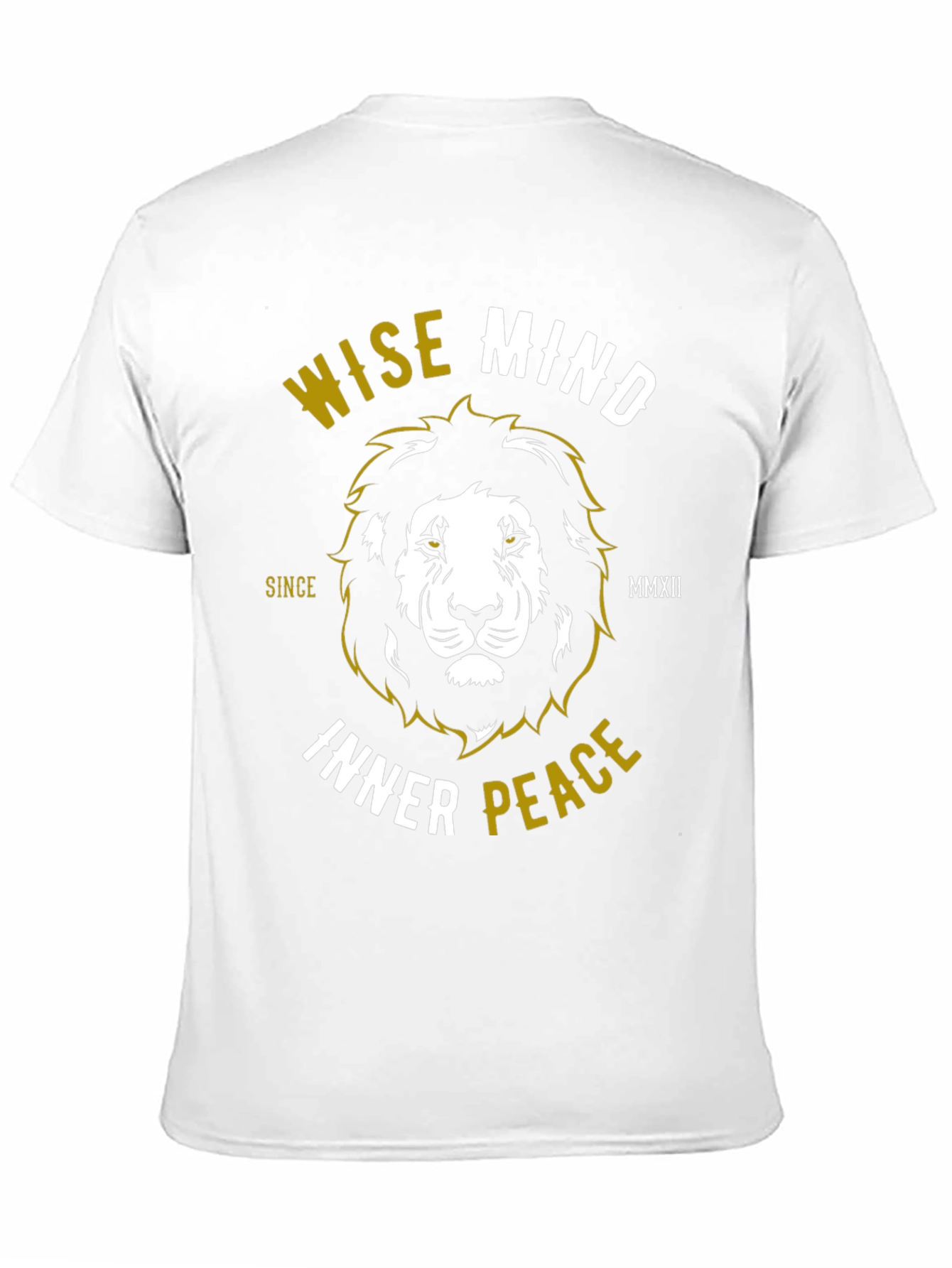 Wise Mind Inner Peace Lion Graphic T-Shirt