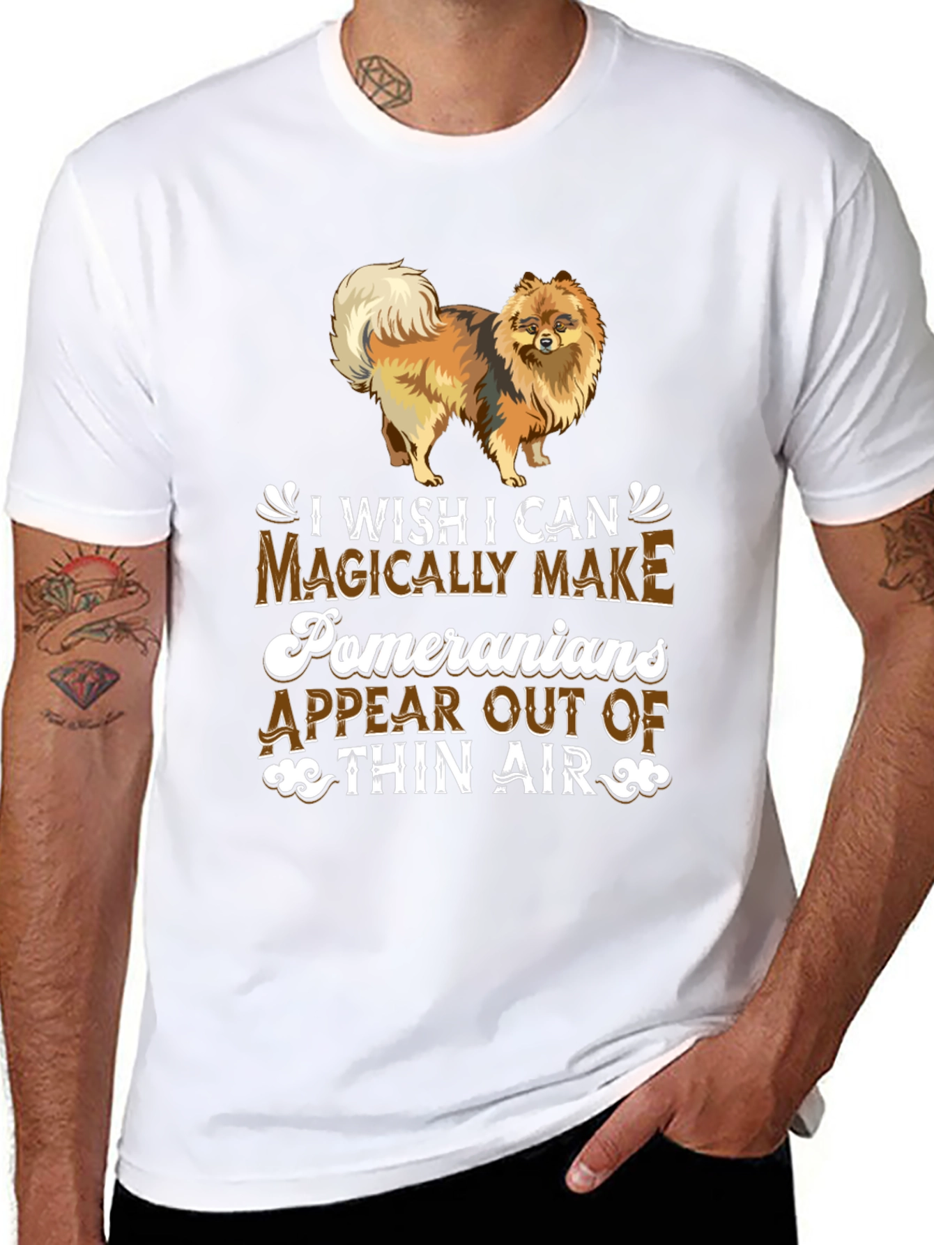 Magical Pomeranian T-Shirt – Funny Pomeranian Lover Graphic Tee