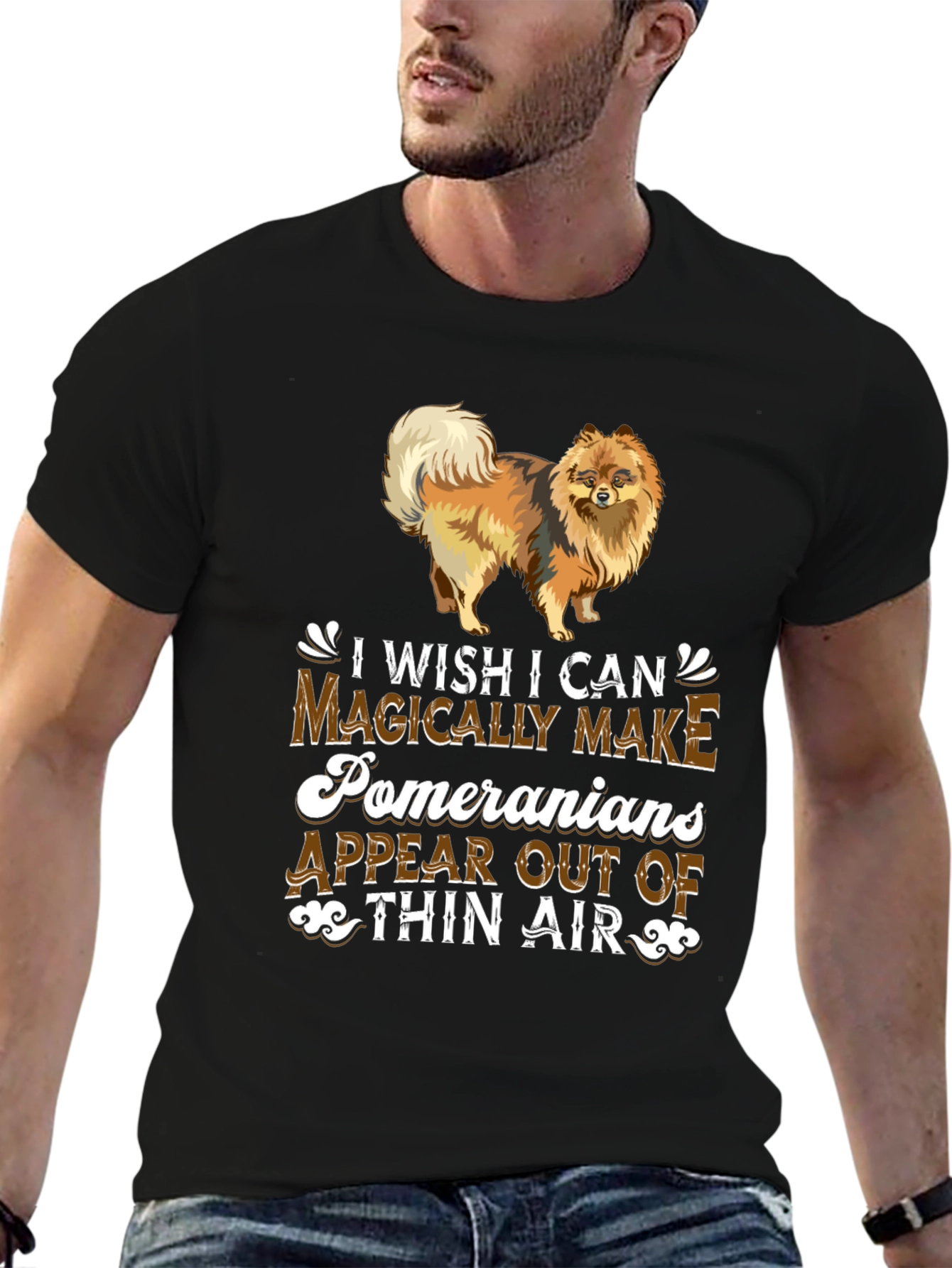 Magical Pomeranian T-Shirt – Funny Pomeranian Lover Graphic Tee