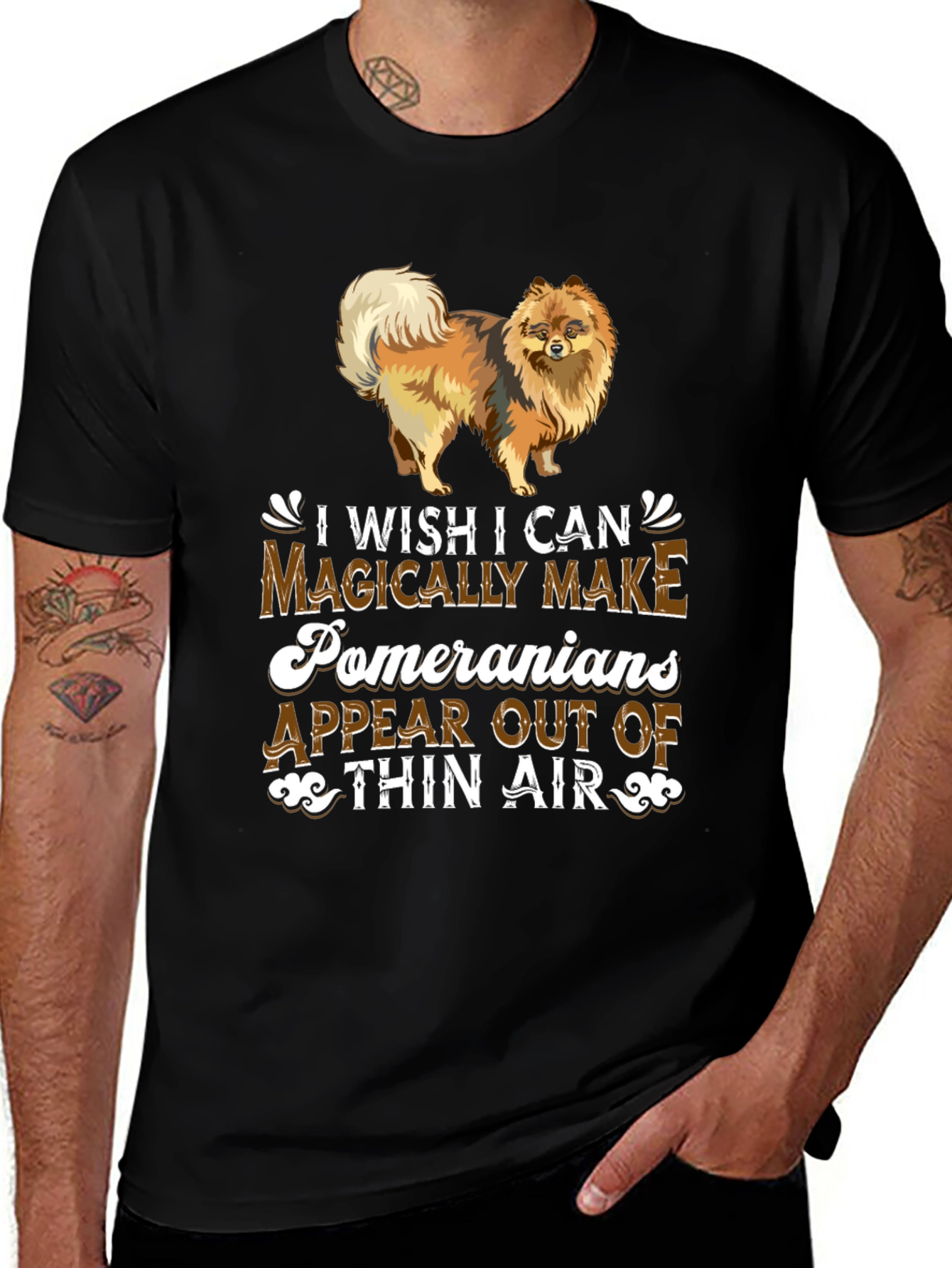 Magical Pomeranian T-Shirt – Funny Pomeranian Lover Graphic Tee