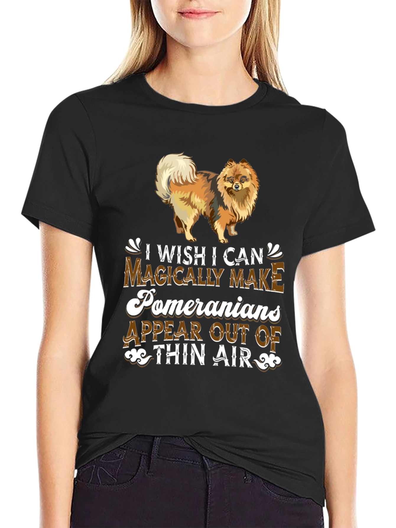Magical Pomeranian T-Shirt – Funny Pomeranian Lover Graphic Tee