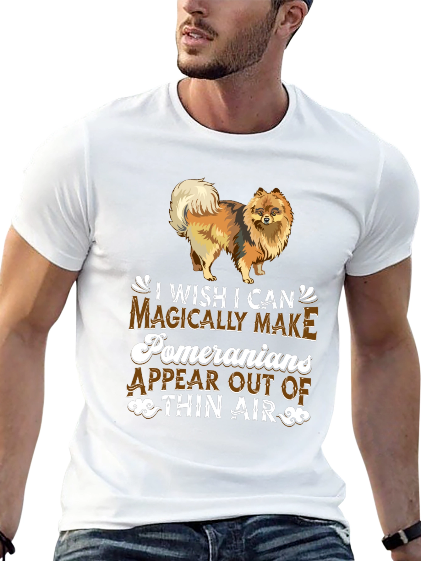 Magical Pomeranian T-Shirt – Funny Pomeranian Lover Graphic Tee