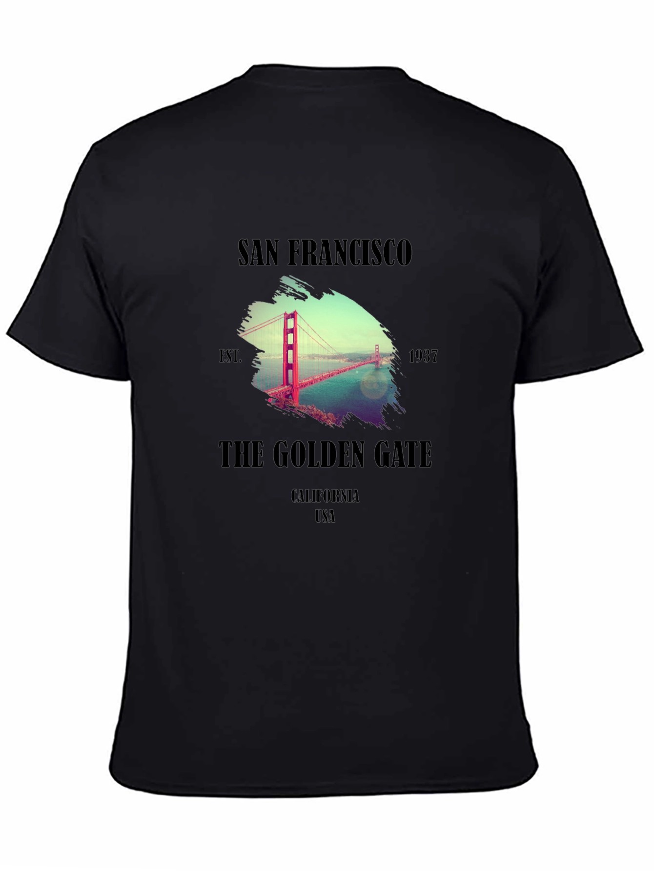 San Francisco Golden Gate Bridge Graphic T-Shirt