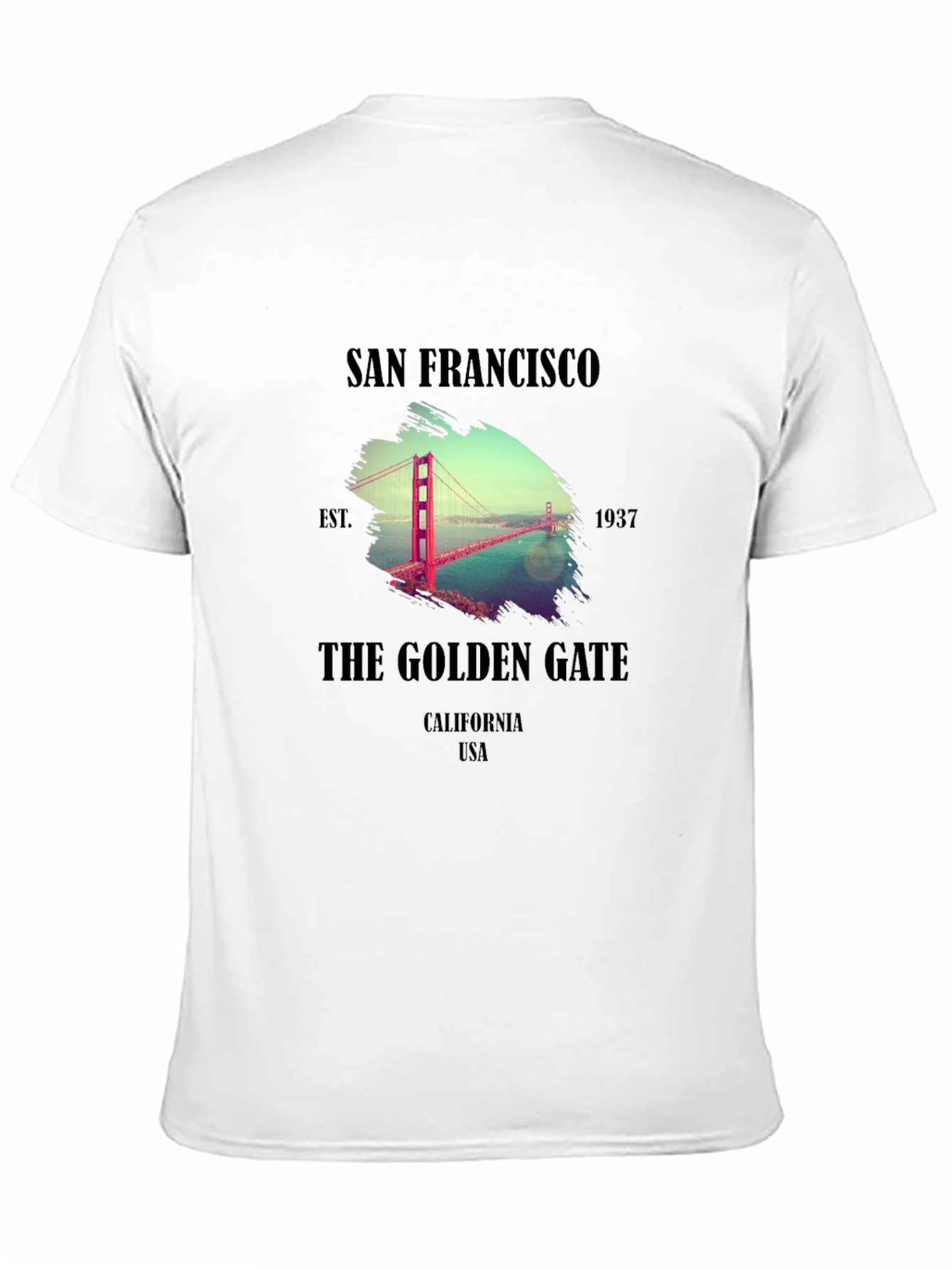 San Francisco Golden Gate Bridge Graphic T-Shirt