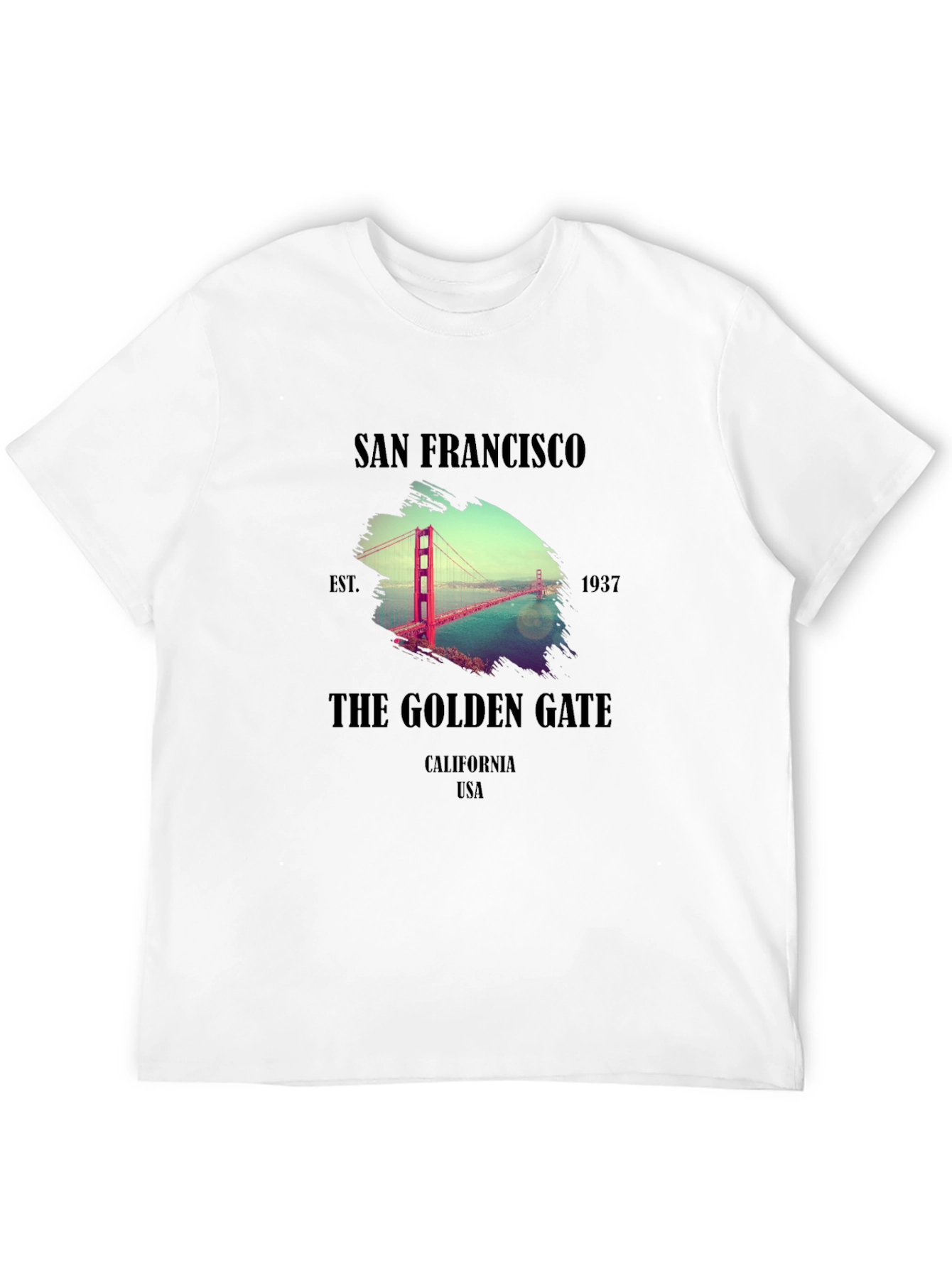 San Francisco Golden Gate Bridge Graphic T-Shirt