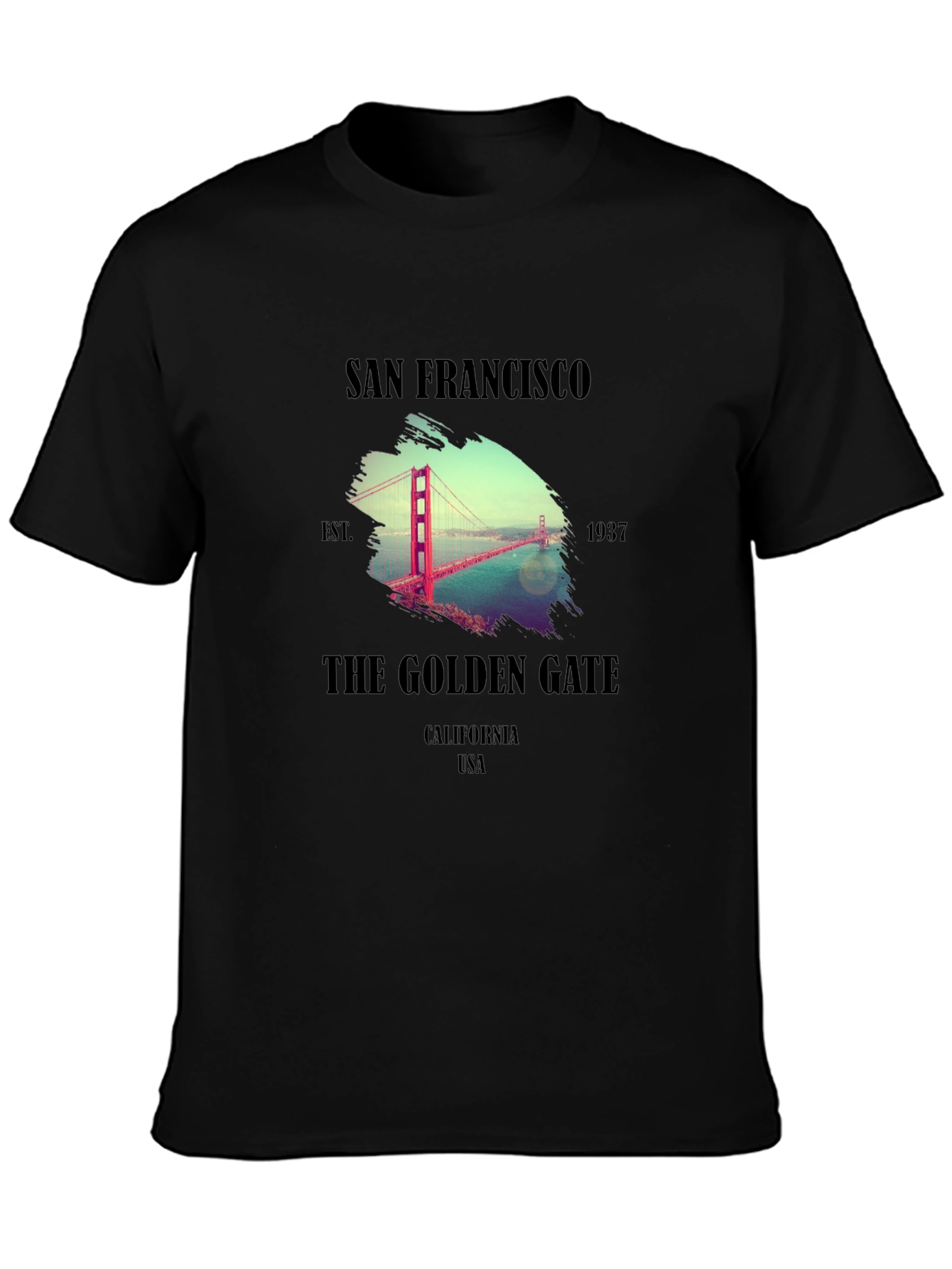 San Francisco Golden Gate Bridge Graphic T-Shirt