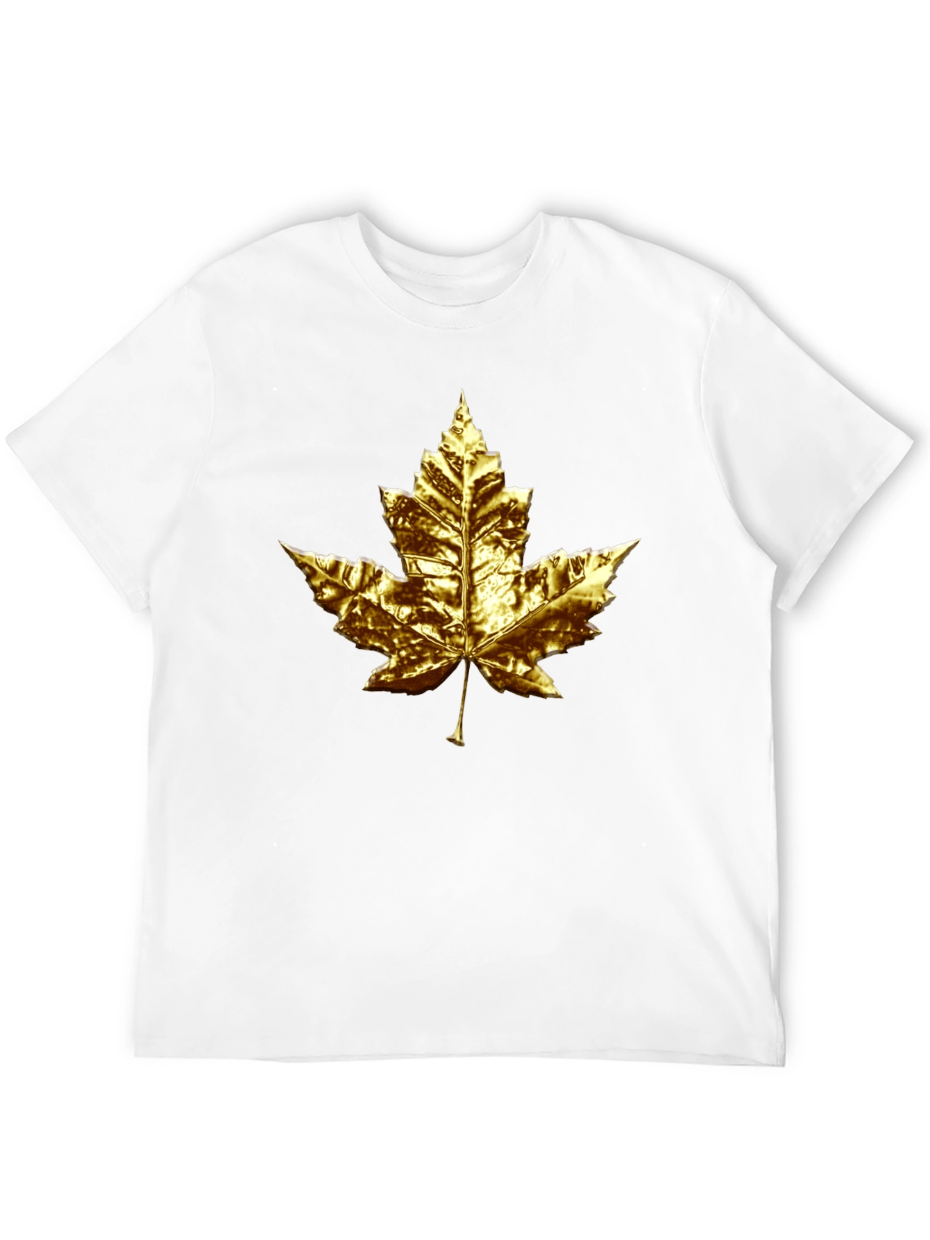 Golden Maple Leaf Graphic Tee