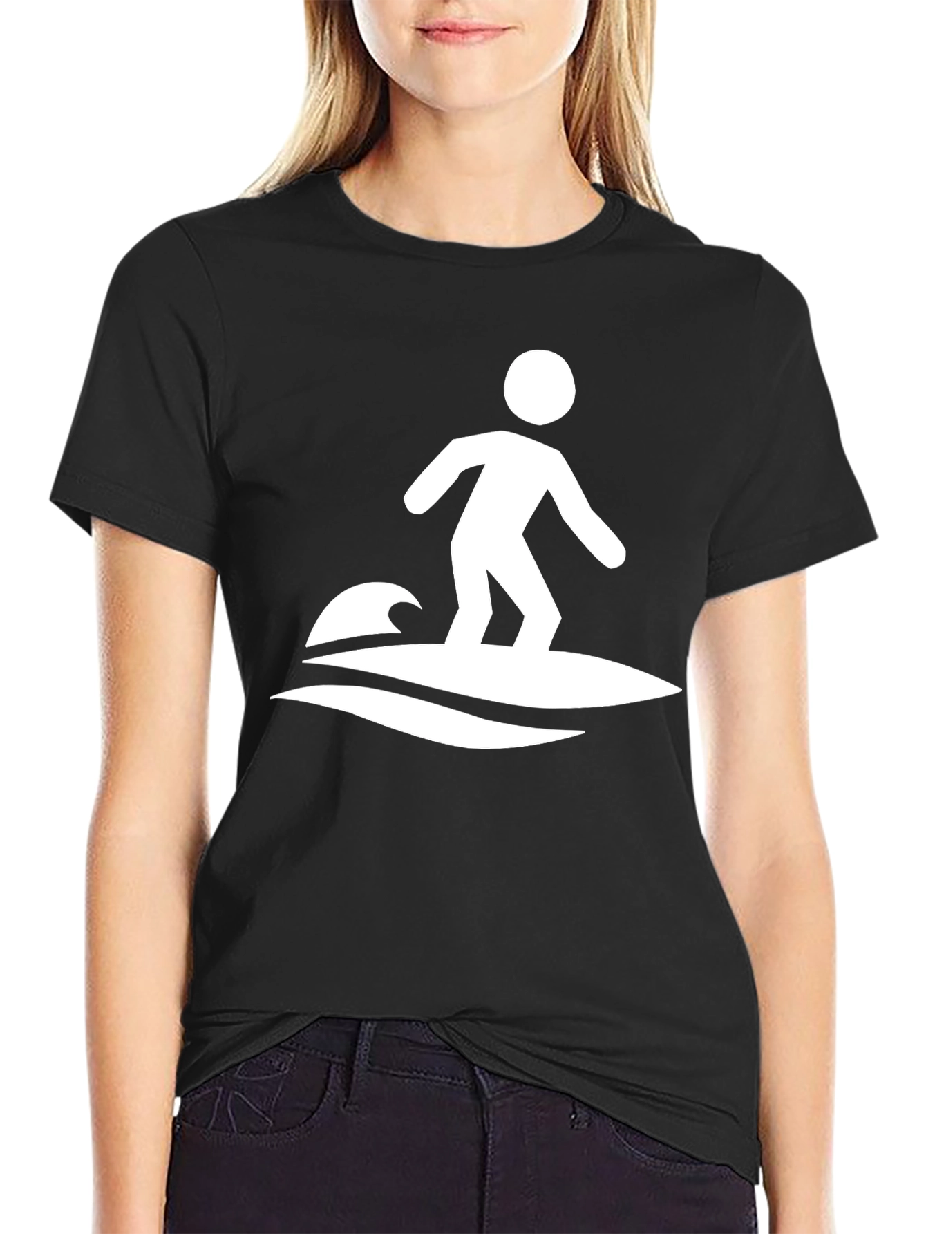 Surfer Graphic T-Shirt - Cool Wave Design