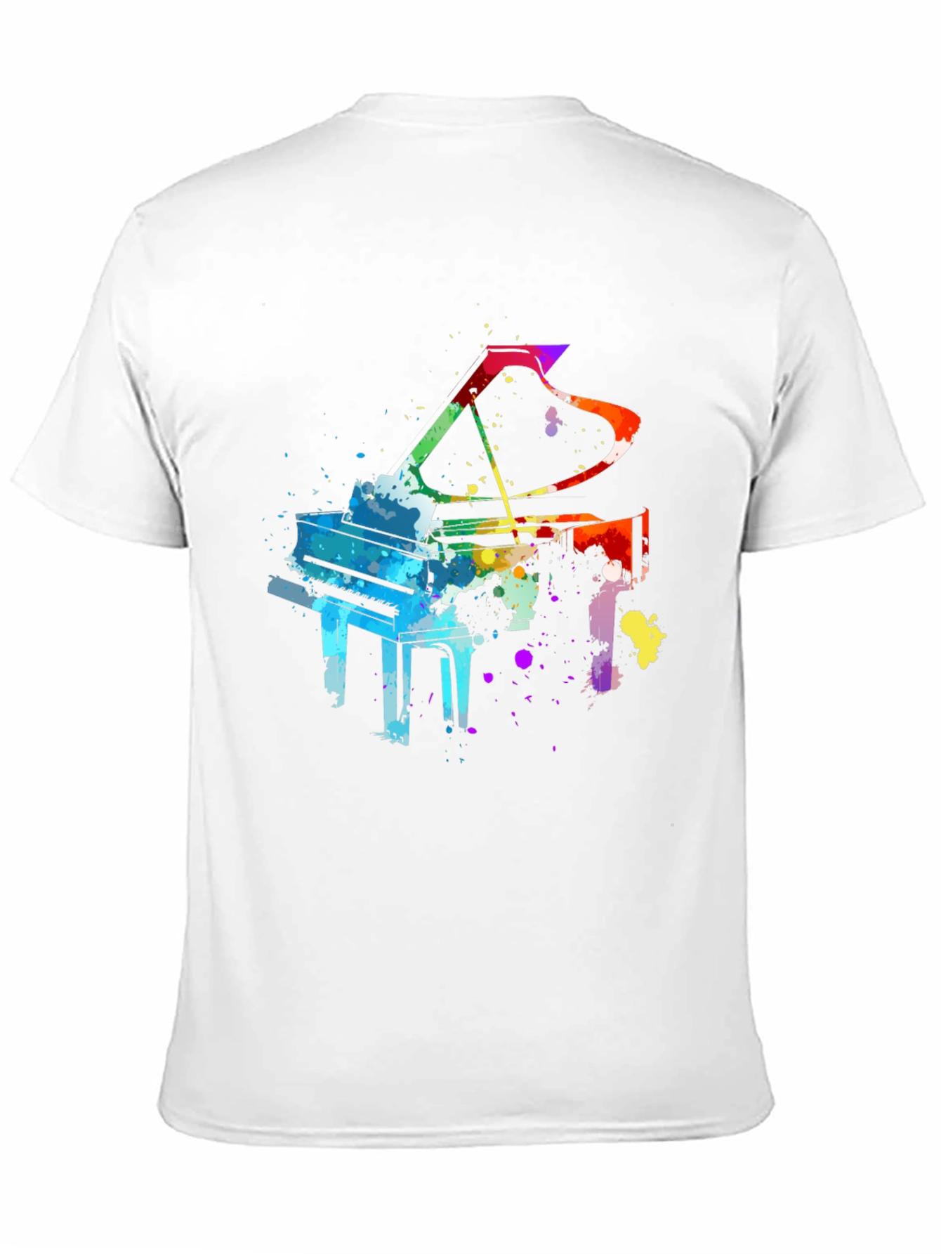 Watercolor Piano Graphic Tee