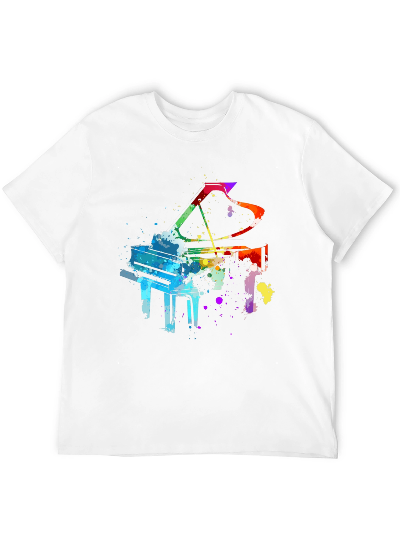 Watercolor Piano Graphic Tee