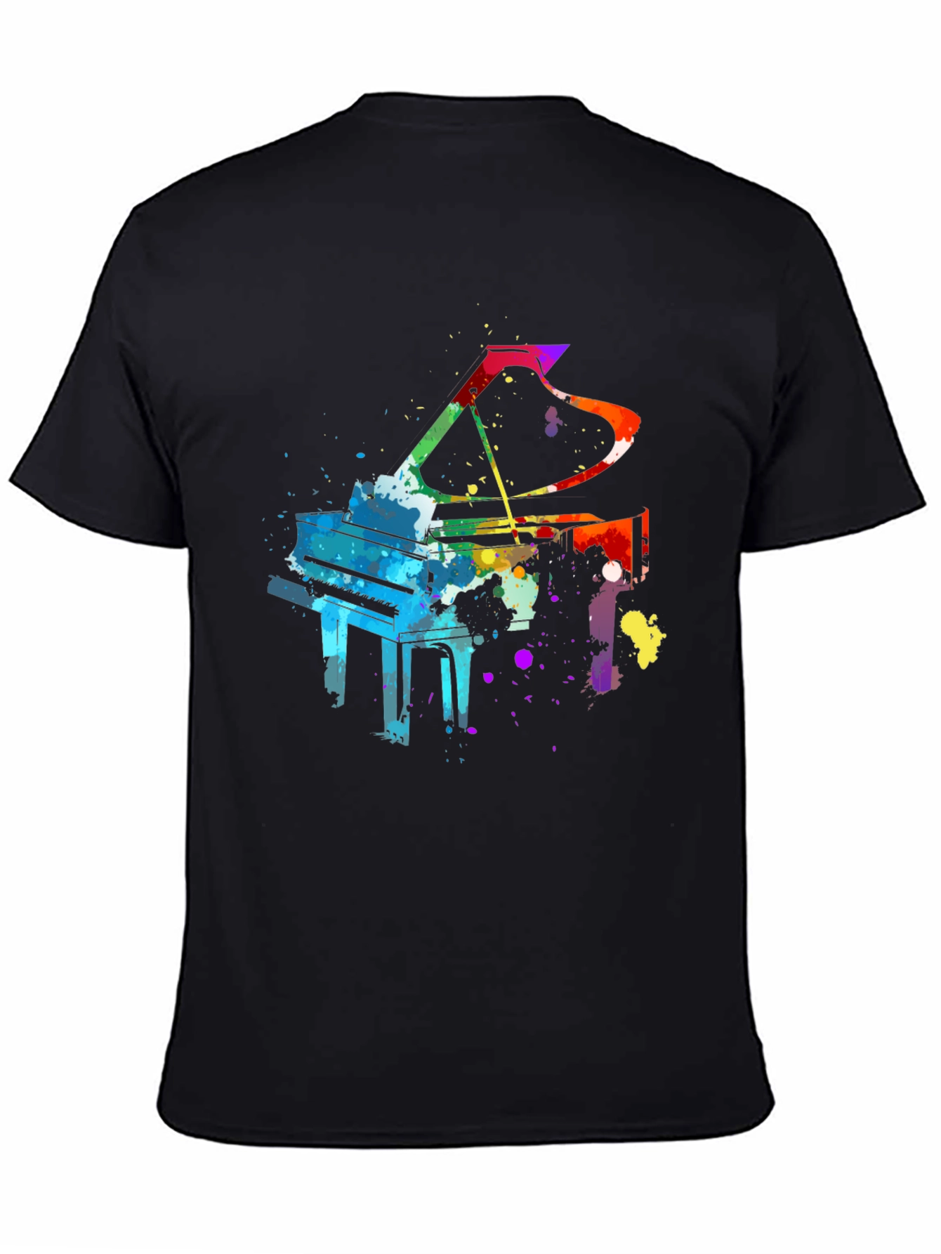 Watercolor Piano Graphic Tee