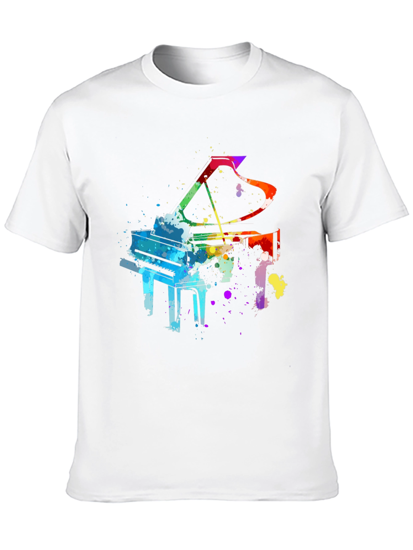 Watercolor Piano Graphic Tee
