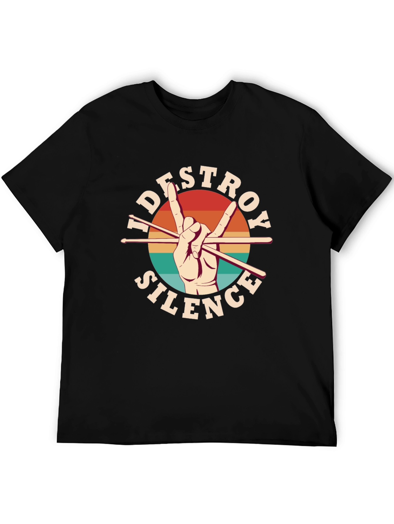 Destroy Silence Drummer T-Shirt