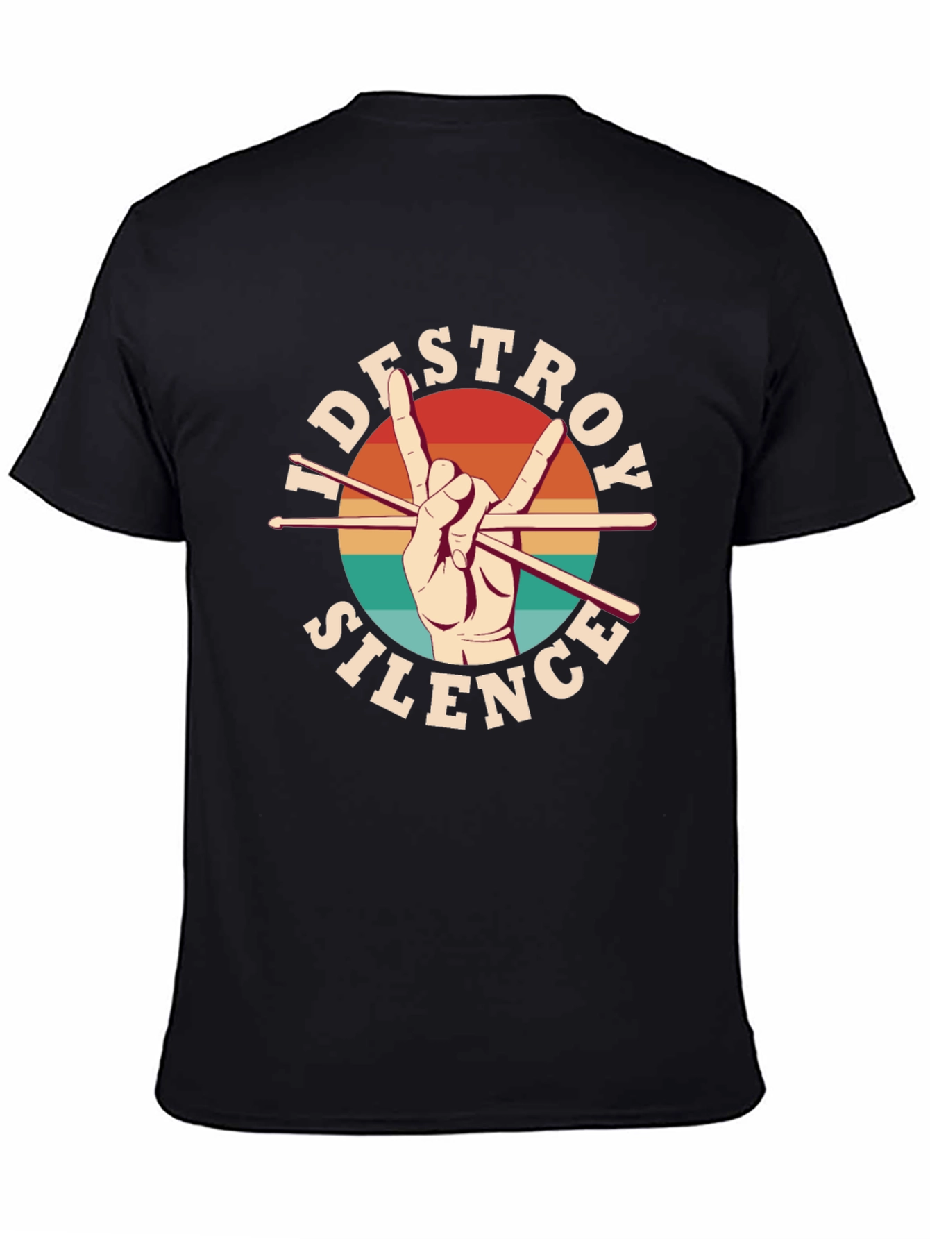Destroy Silence Drummer T-Shirt