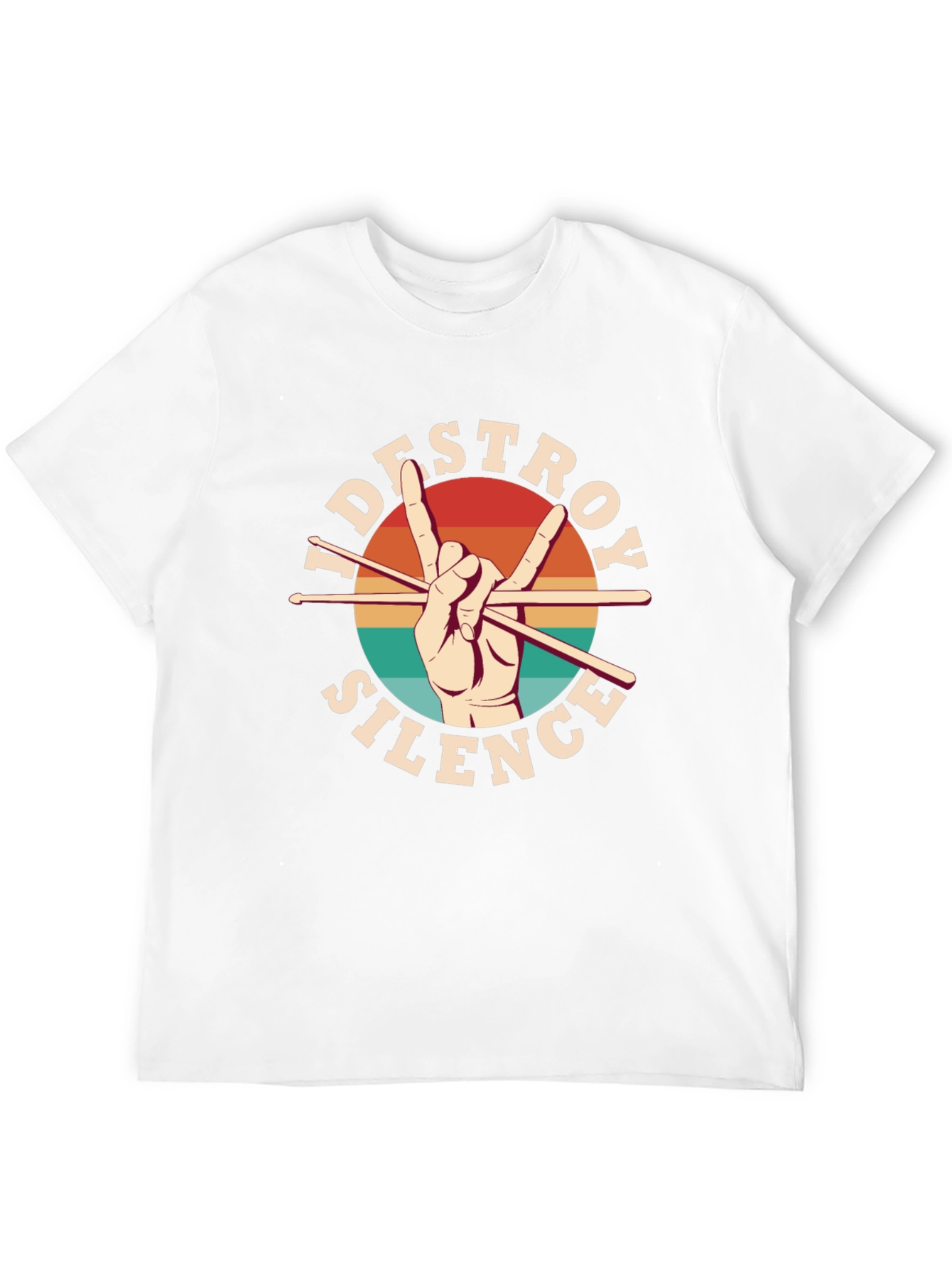 Destroy Silence Drummer T-Shirt
