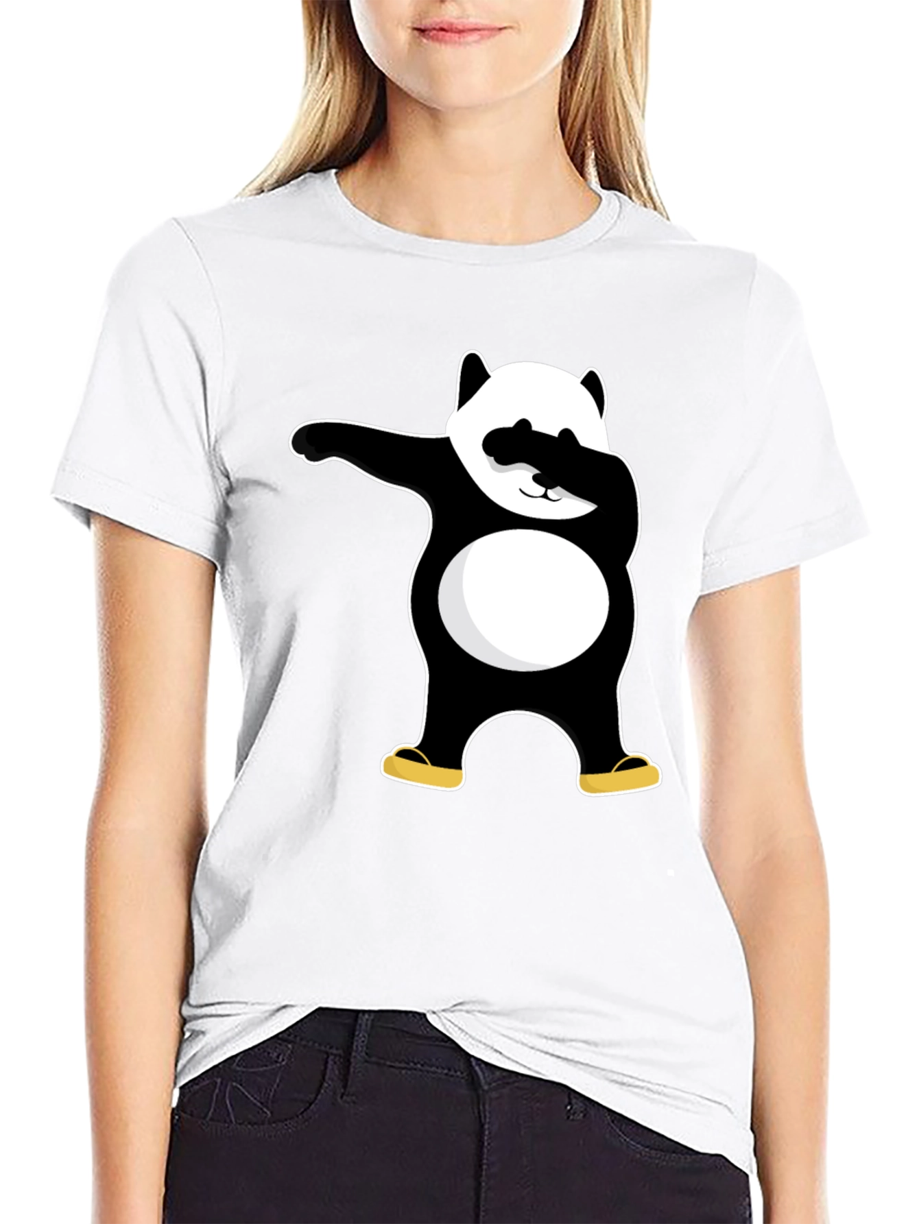 Dabbing Panda Graphic T-Shirt - Cool & Fun Design