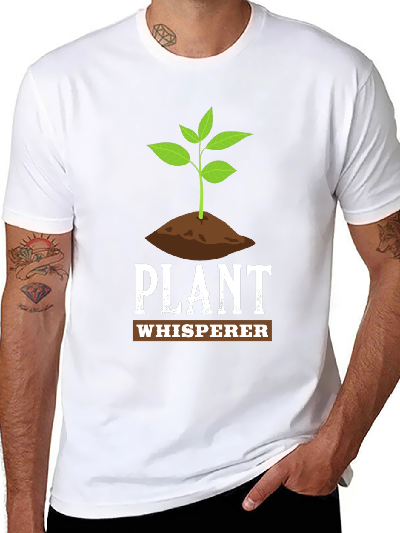 Plant Whisperer Graphic Tee - Gardening T-Shirt