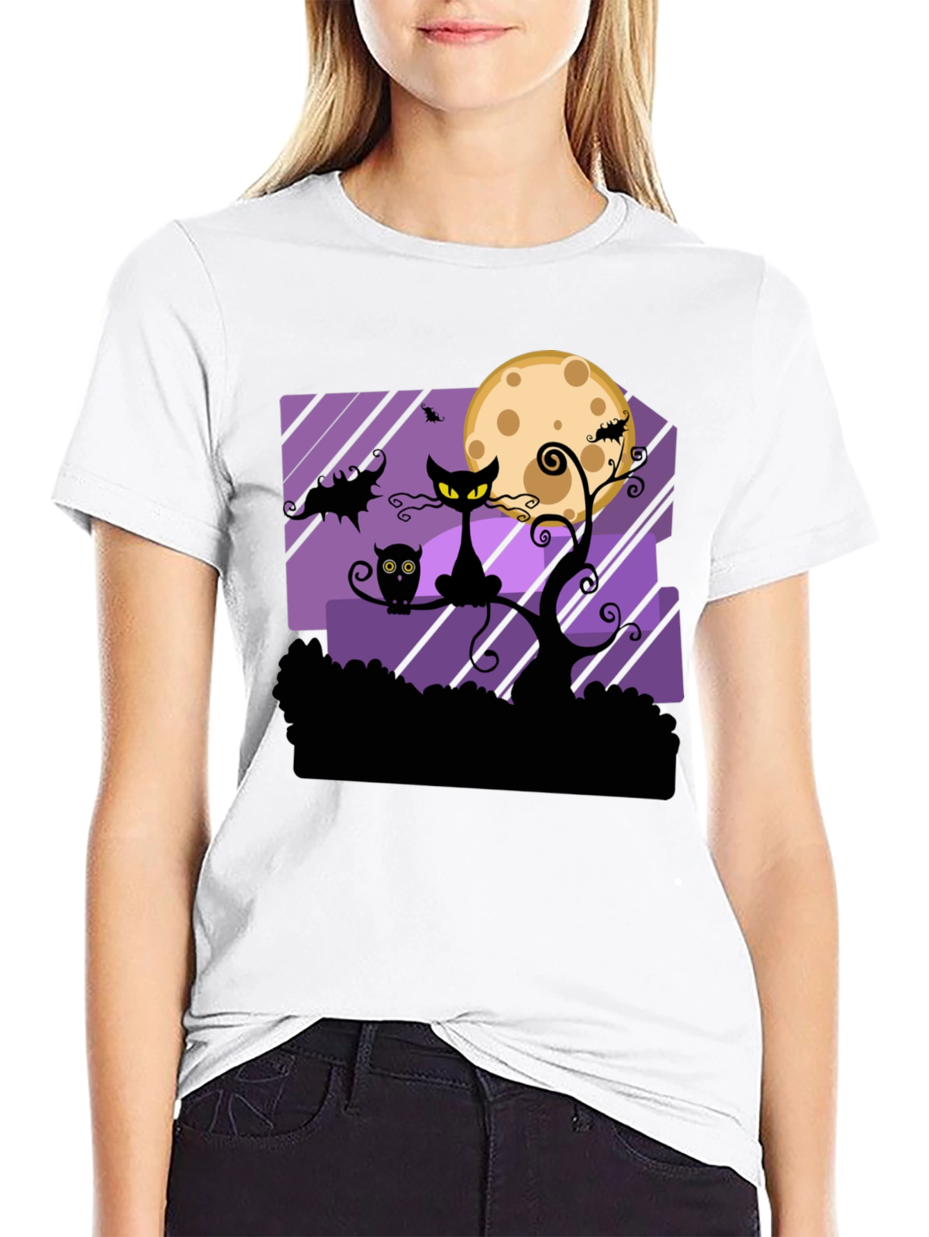 Halloween Cat T-Shirt