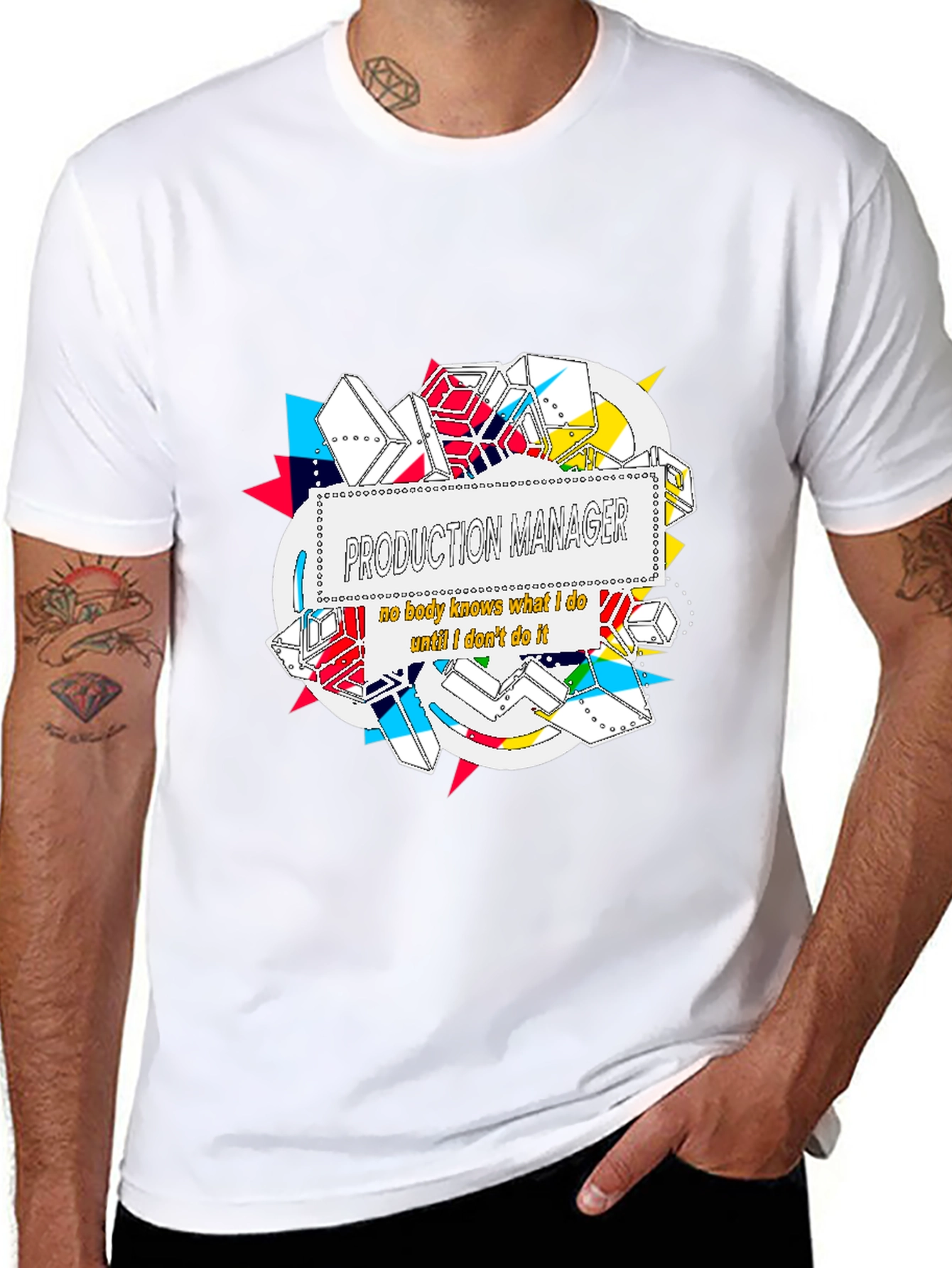 Production Manager Funny Graphic Tee