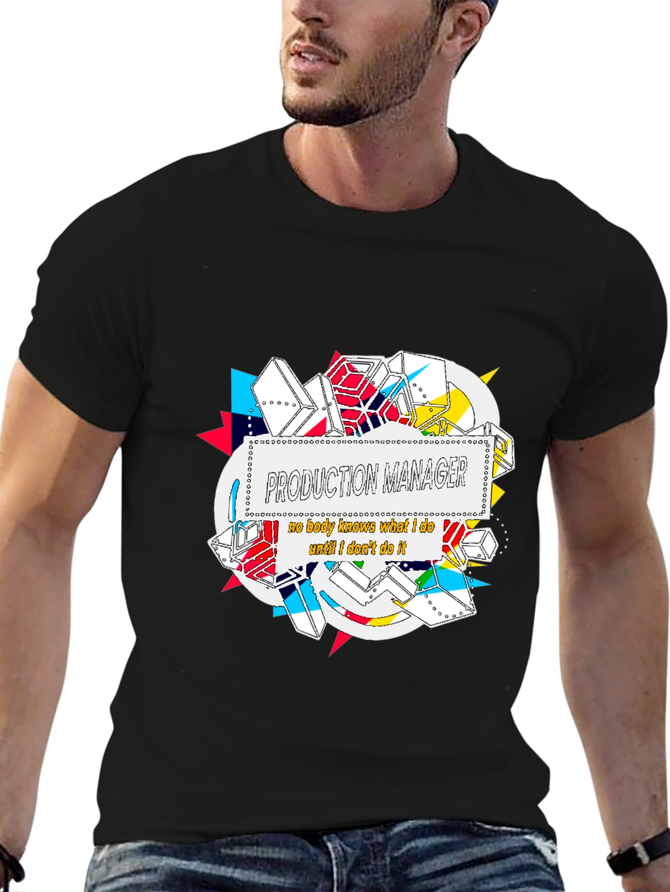 Production Manager Funny Graphic Tee