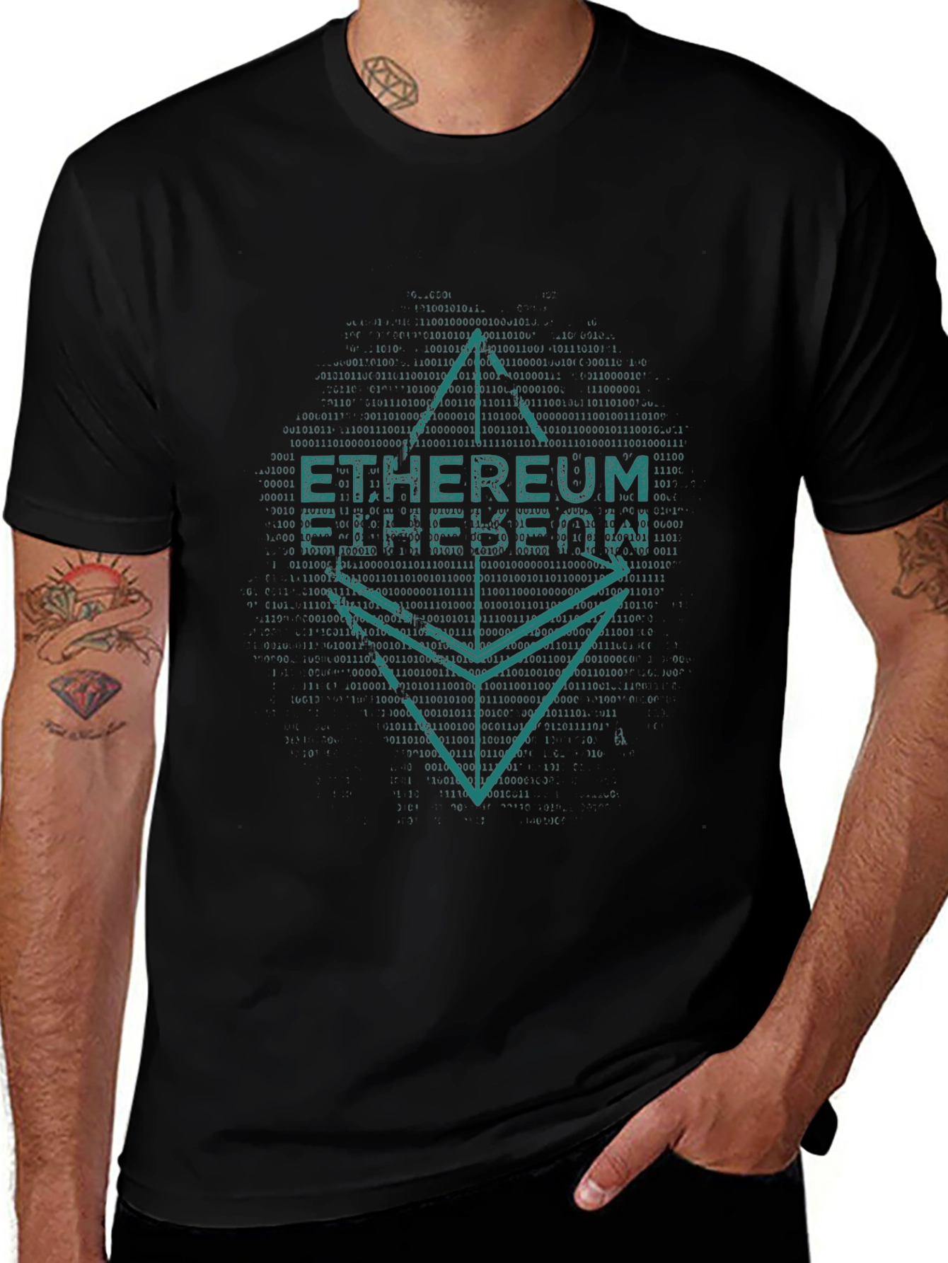 Ethereum Crypto Black T-Shirt
