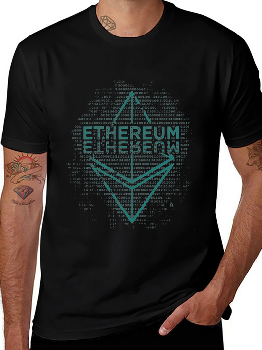 Ethereum Crypto Black T-Shirt