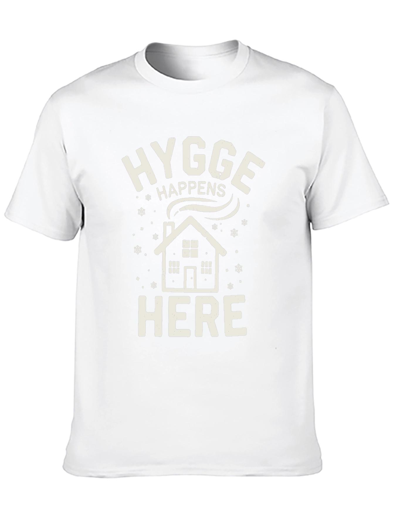 Hygge Happens Here Black Tee