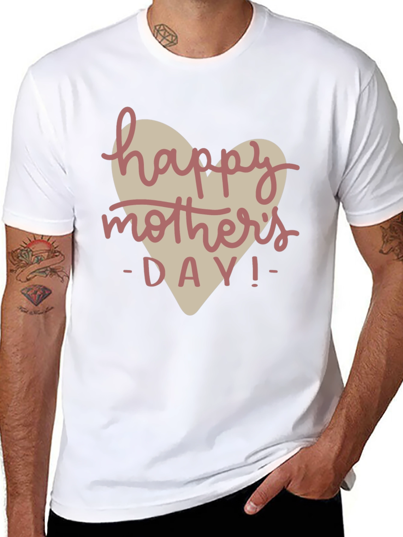 Happy Mothers Day Black T-Shirt