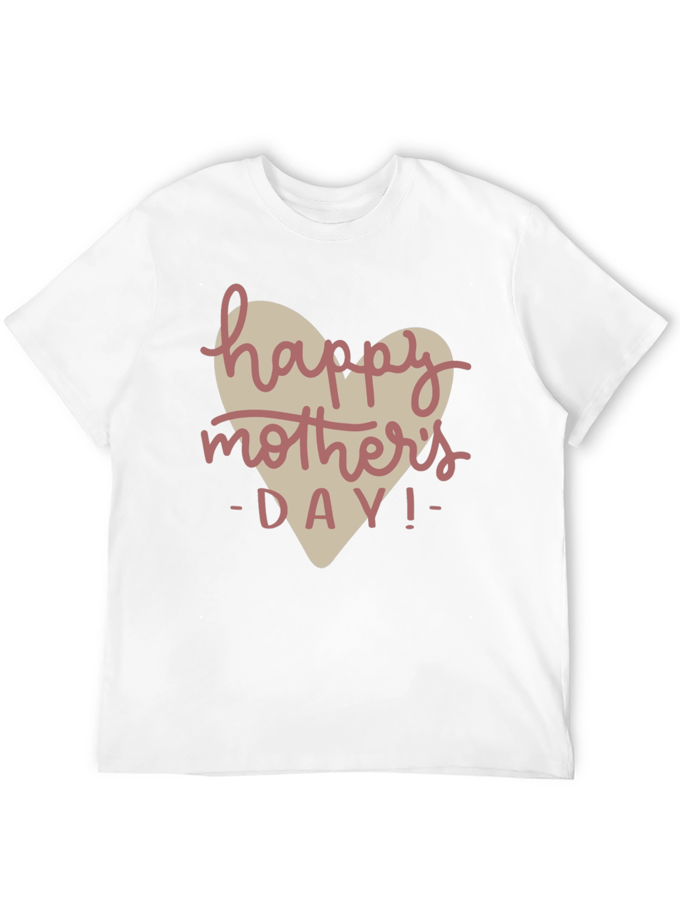 Happy Mothers Day Black T-Shirt