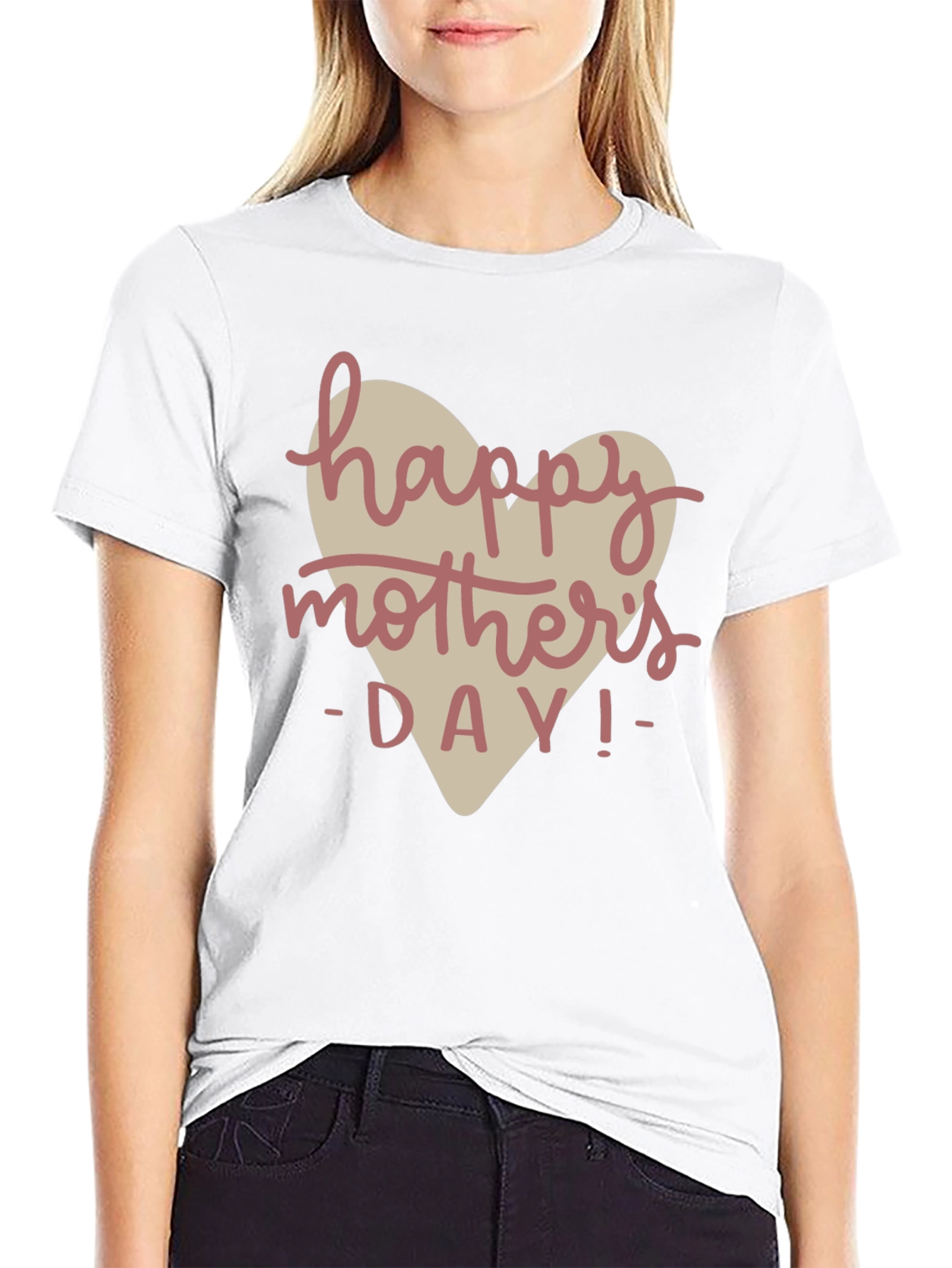 Happy Mothers Day Black T-Shirt
