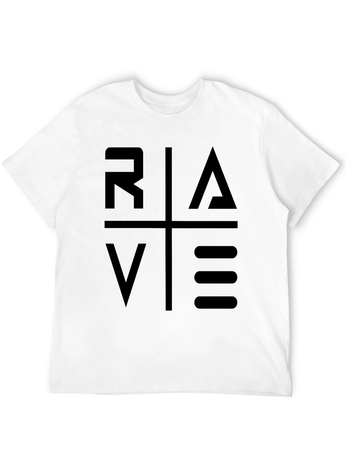 RAVE Graphic T-Shirt - Modern Minimalist Design