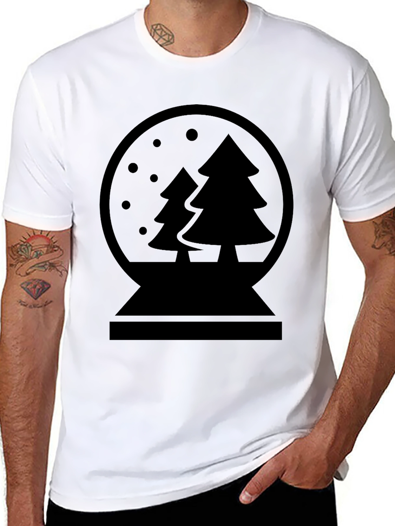 Snow Globe Holiday T-Shirt