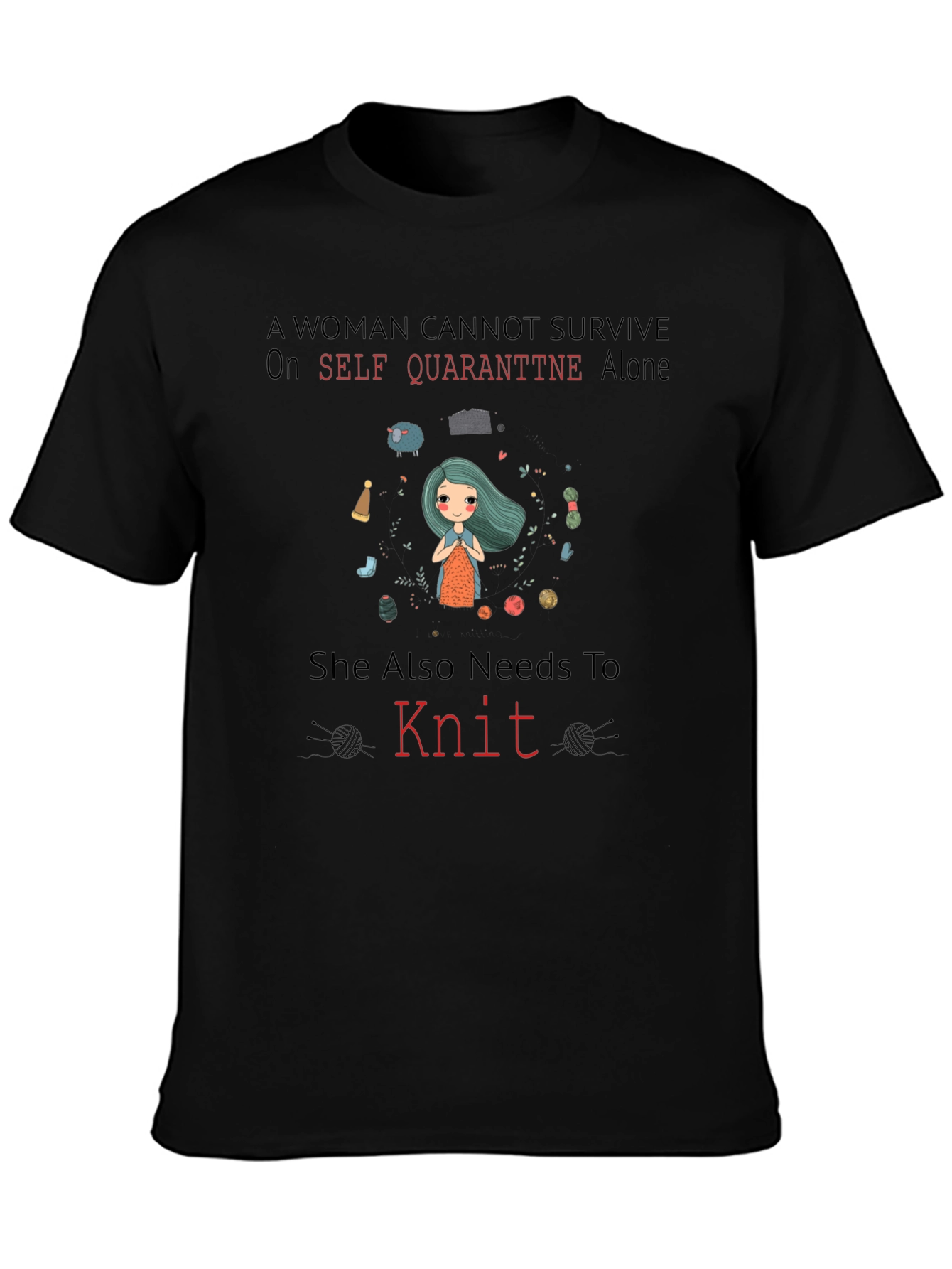 Quarantine Knit Tee - A Womans Essential