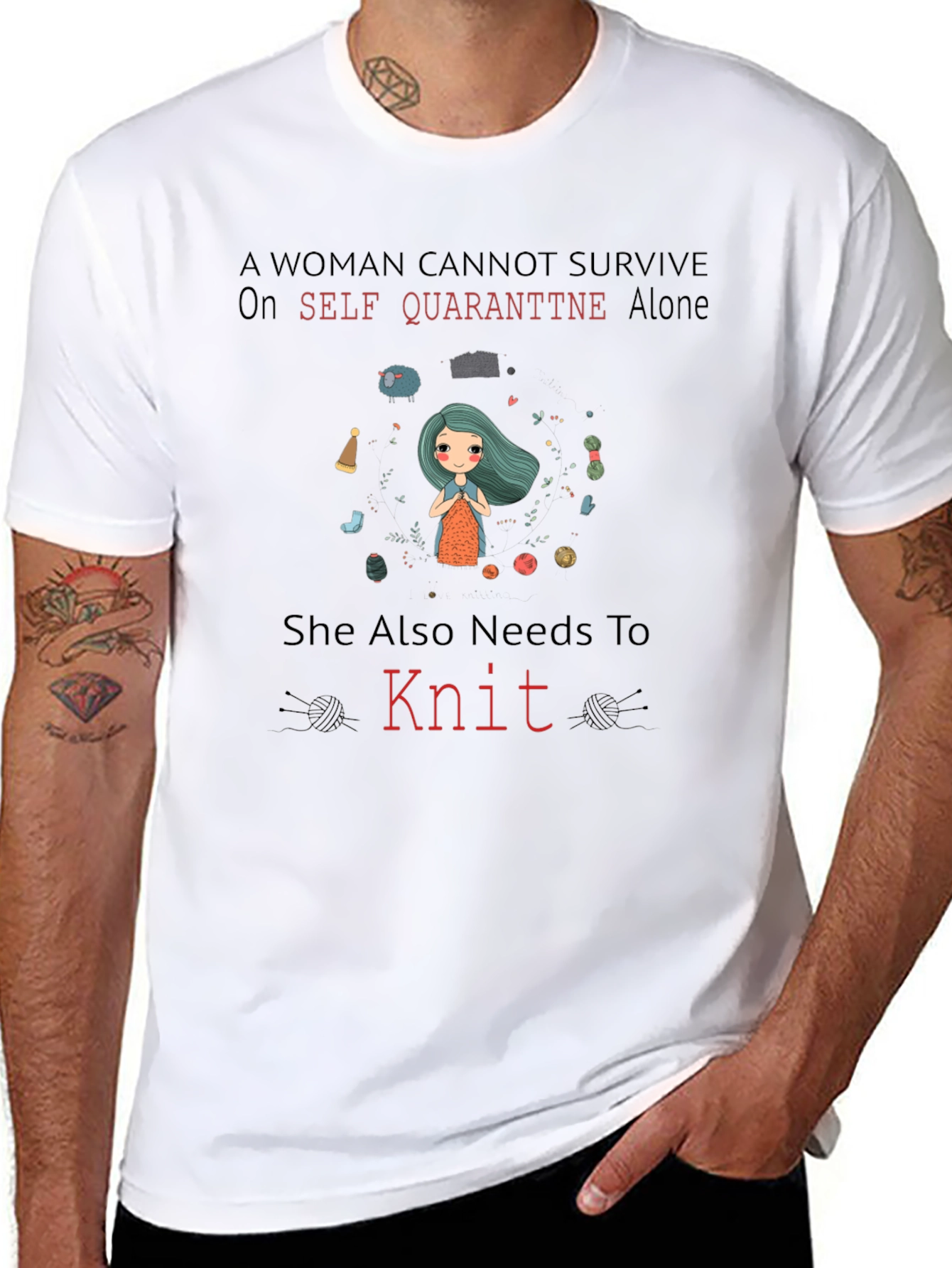 Quarantine Knit Tee - A Womans Essential