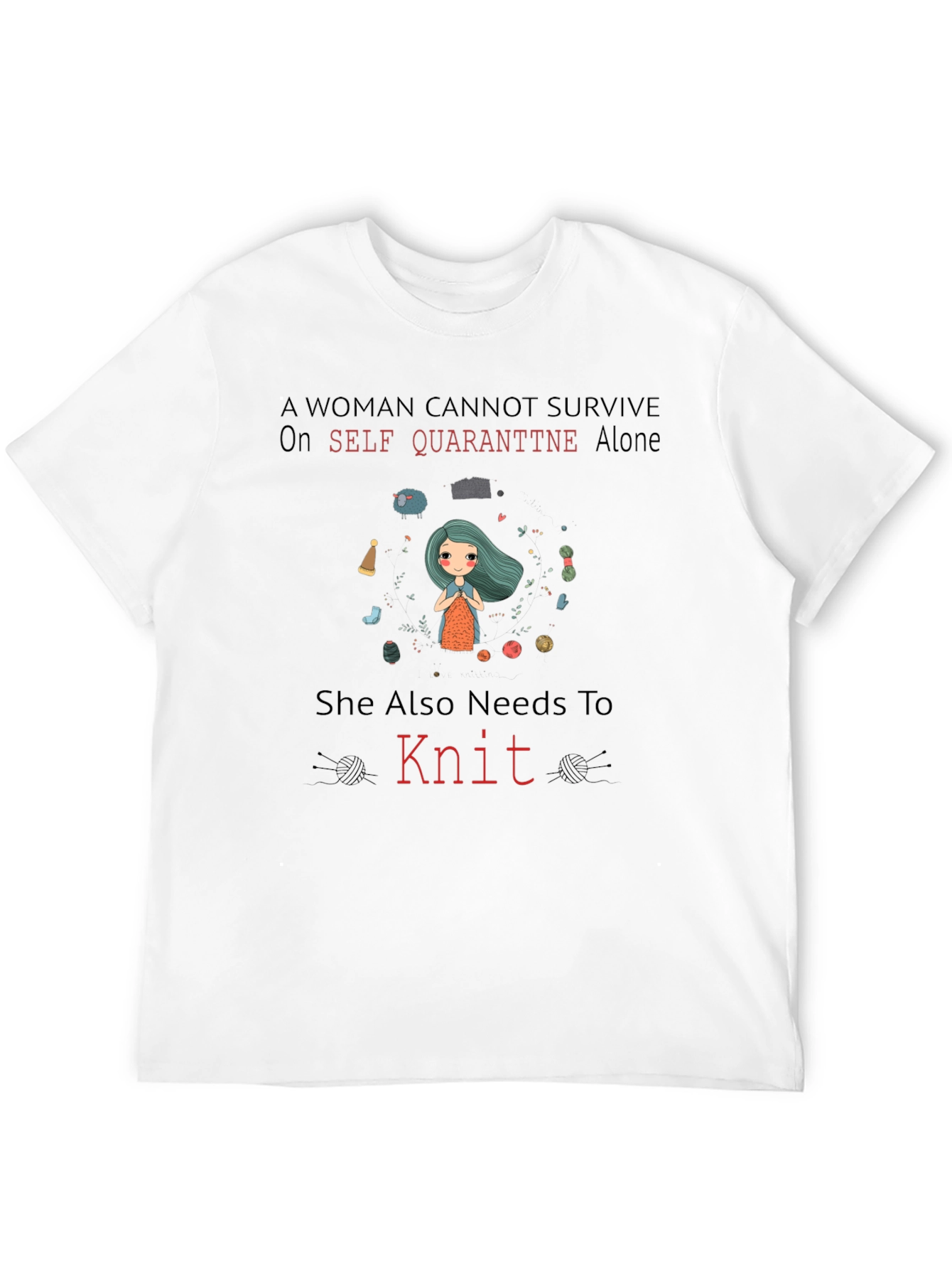 Quarantine Knit Tee - A Womans Essential