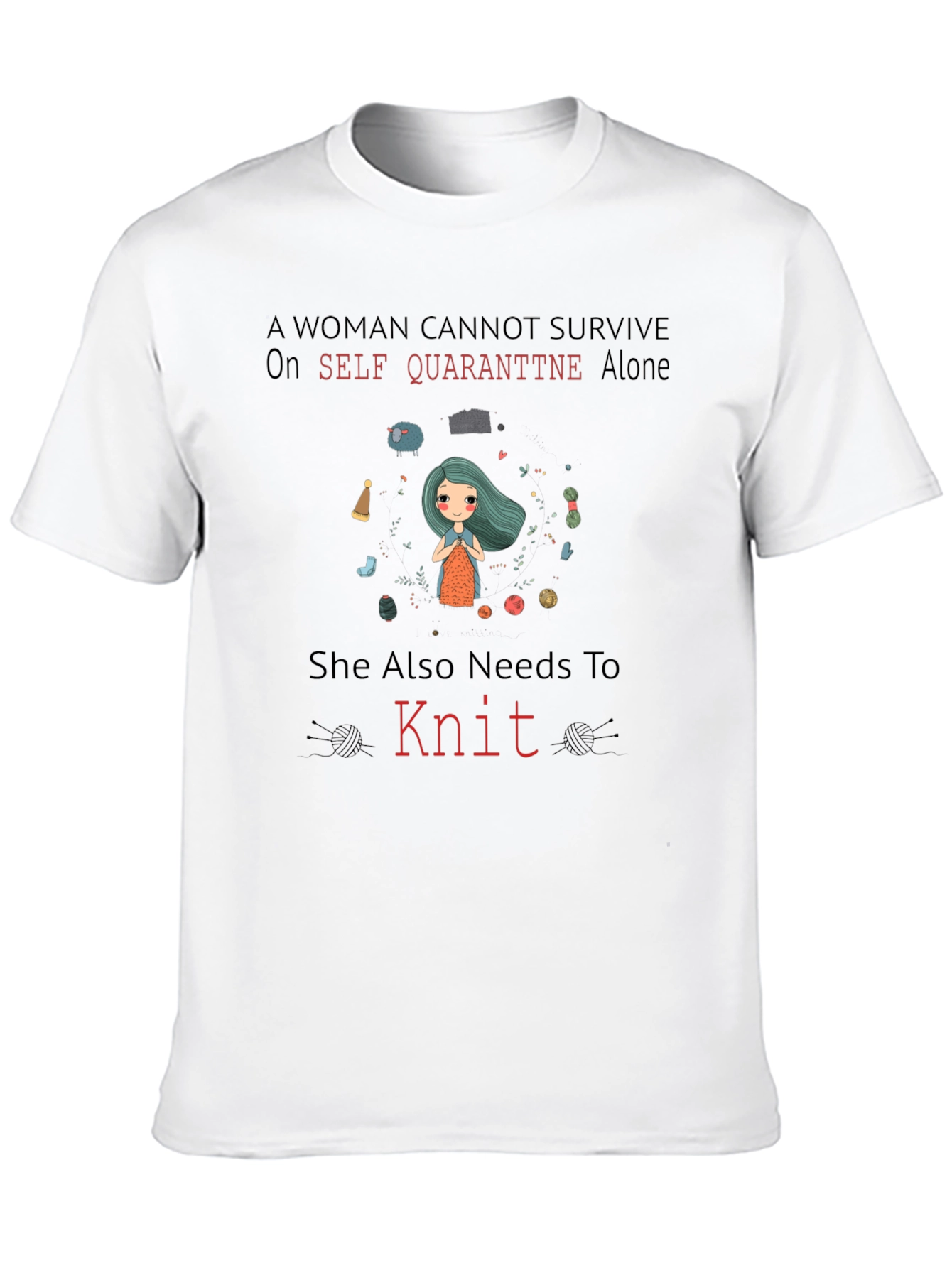 Quarantine Knit Tee - A Womans Essential