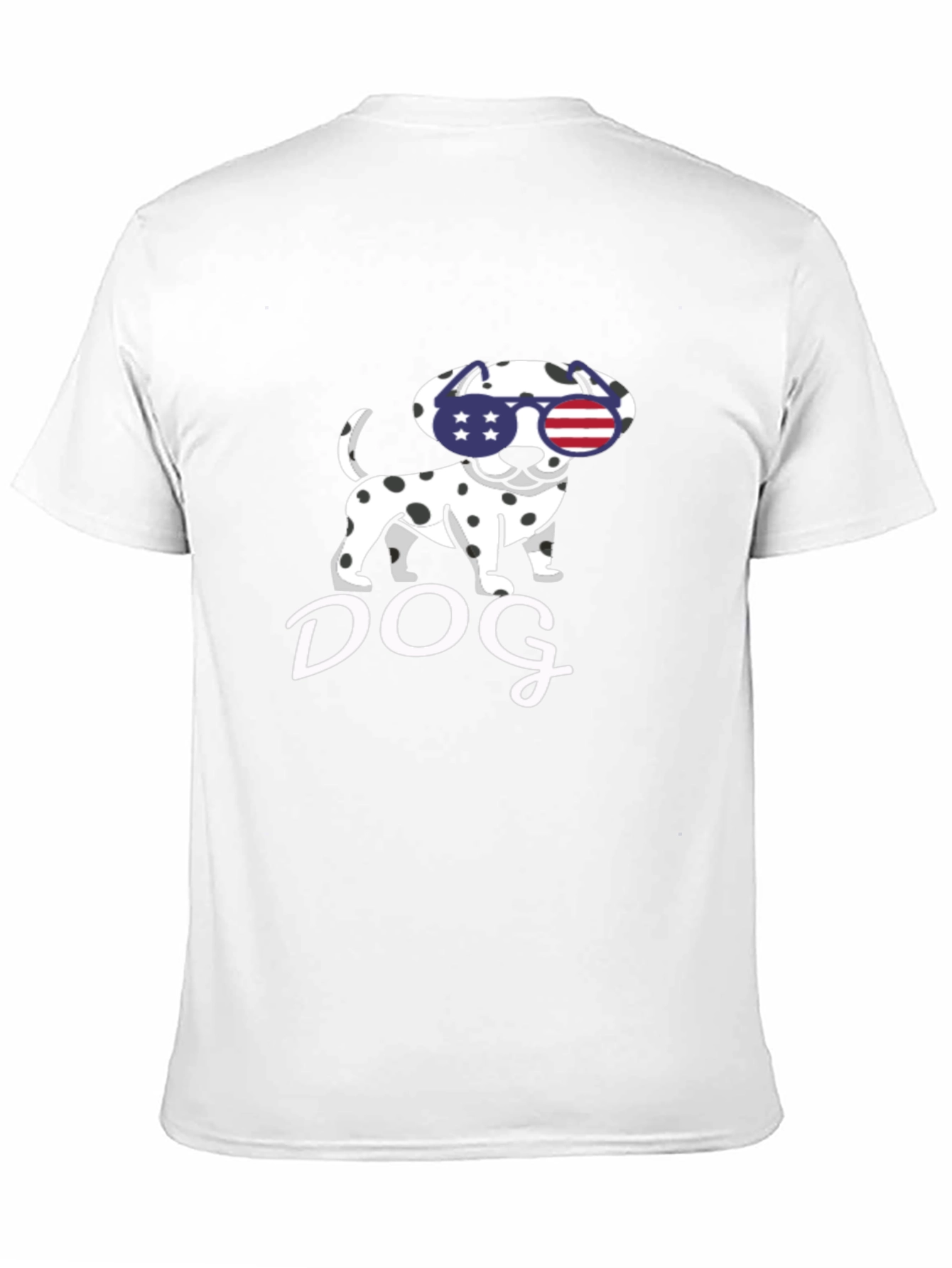 Dog USA Flag Sunglasses T-Shirt