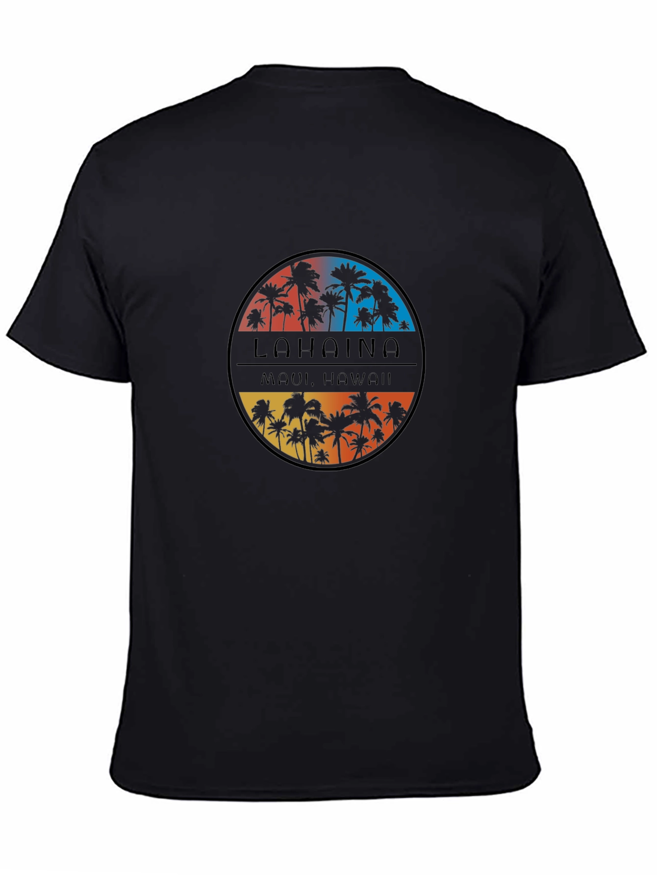 Lahaina Maui Hawaii Palm Tree T-Shirt