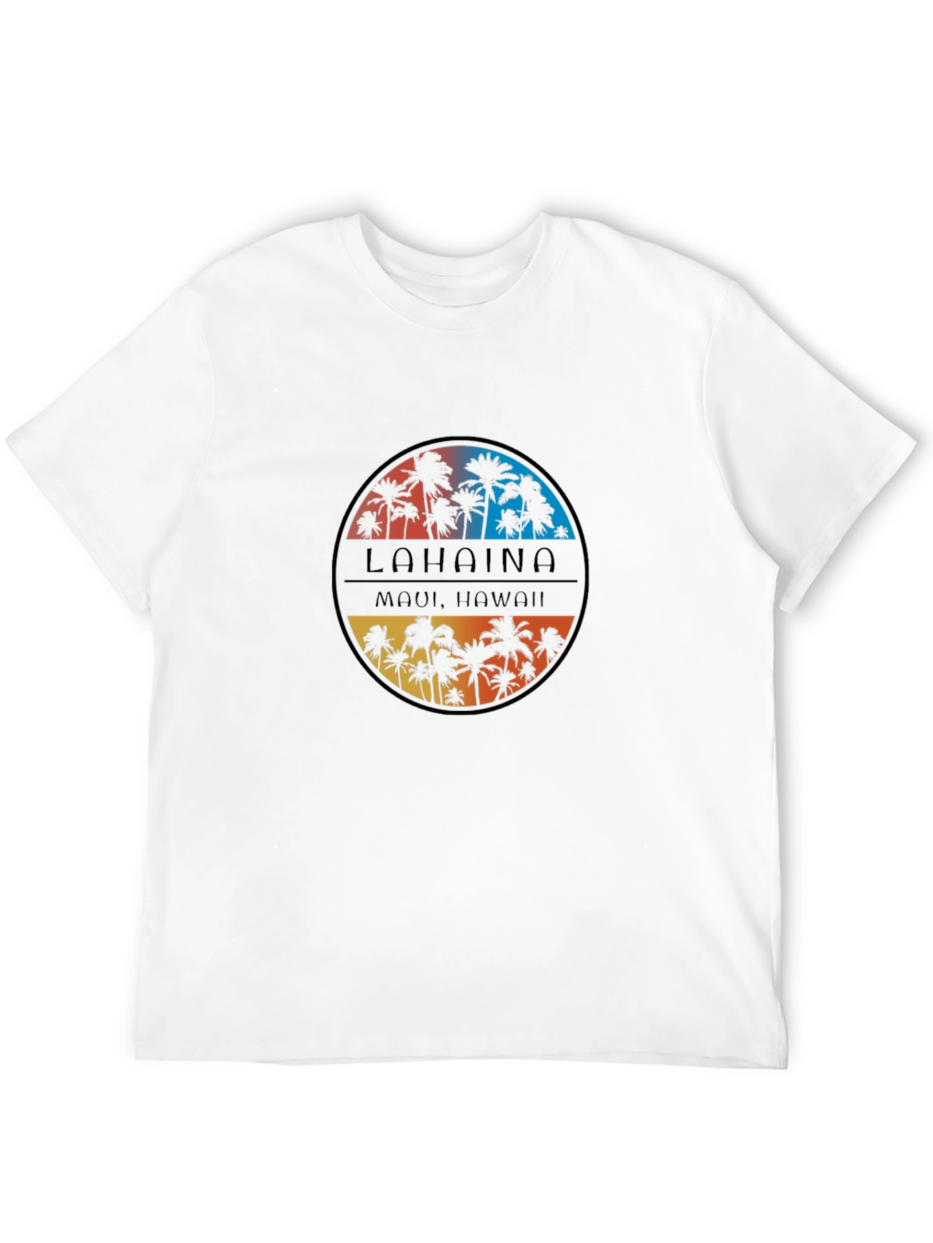 Lahaina Maui Hawaii Palm Tree T-Shirt