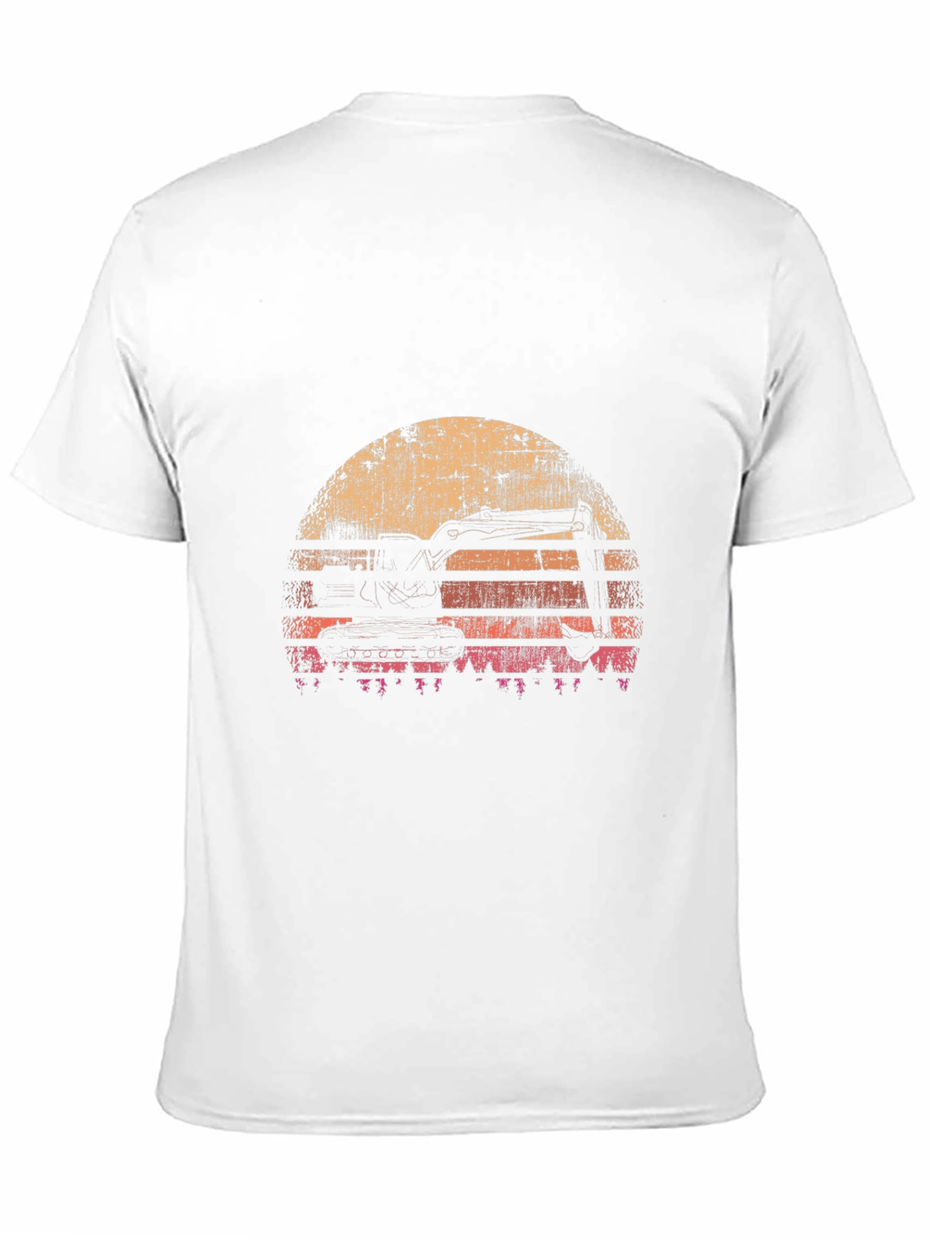 Retro Excavator Silhouette T-Shirt