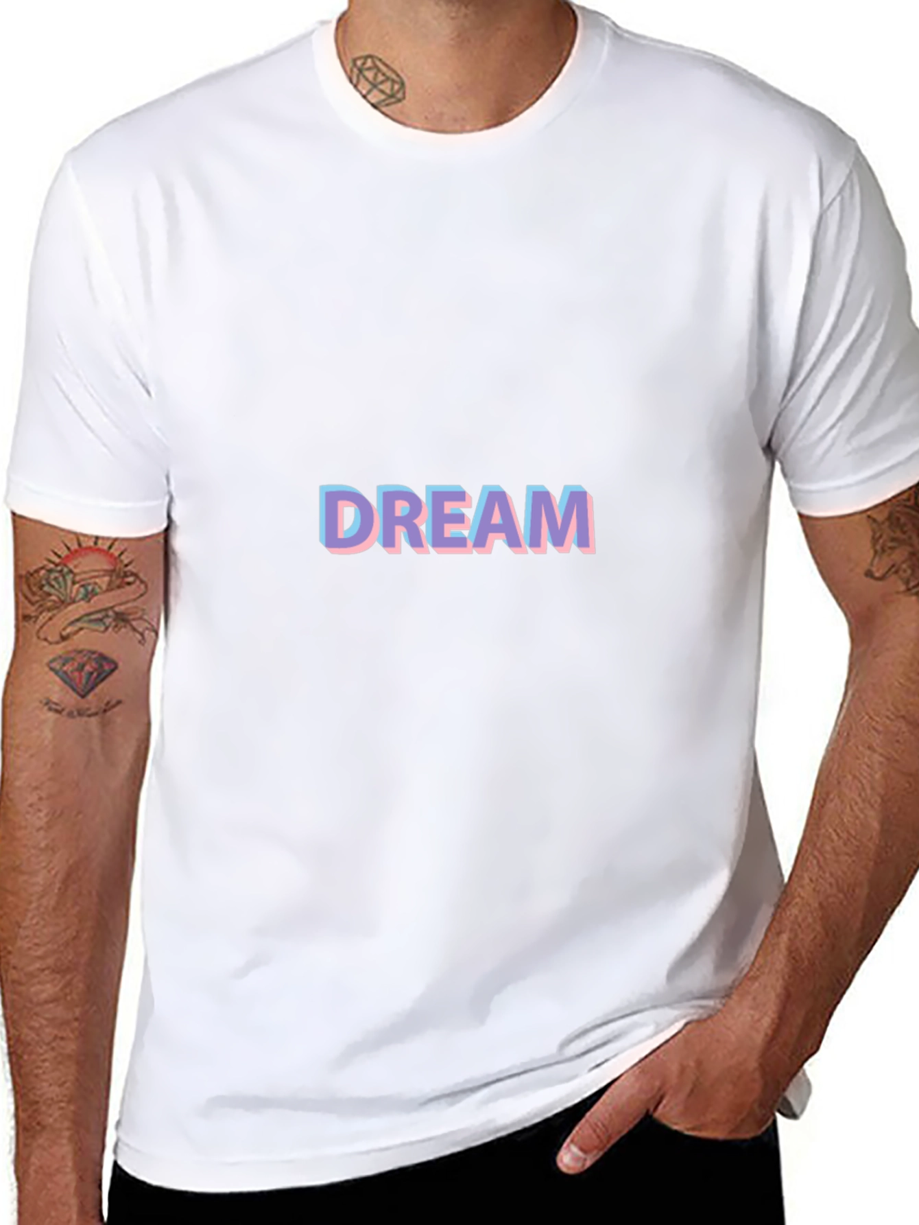 Dream Graphic Tee - Black Cotton Blend