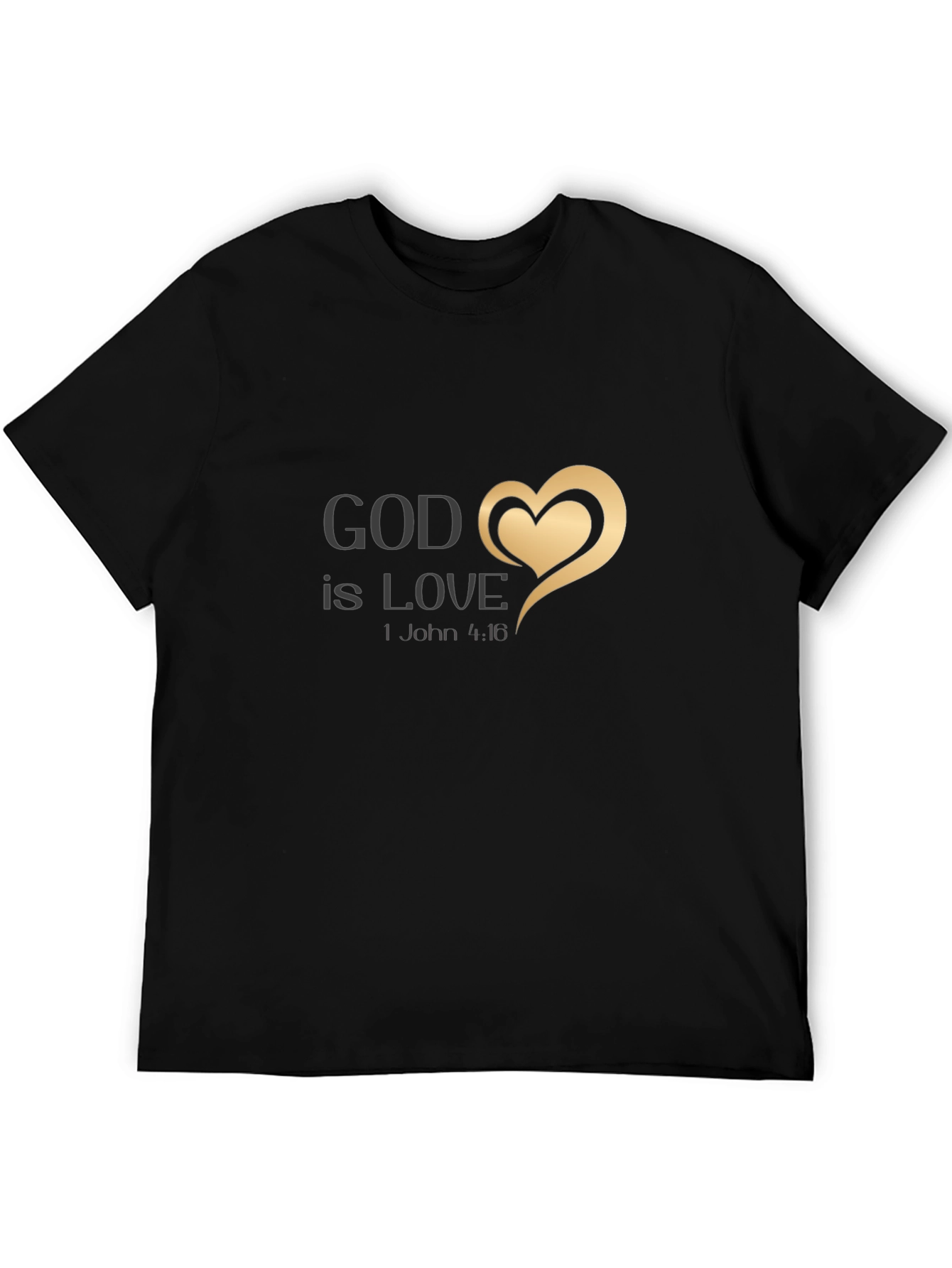 God Is Love Black T-Shirt